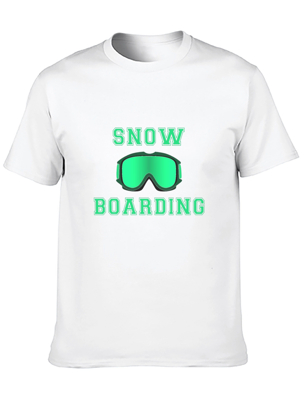 Snowboarding Graphic T-Shirt - Black