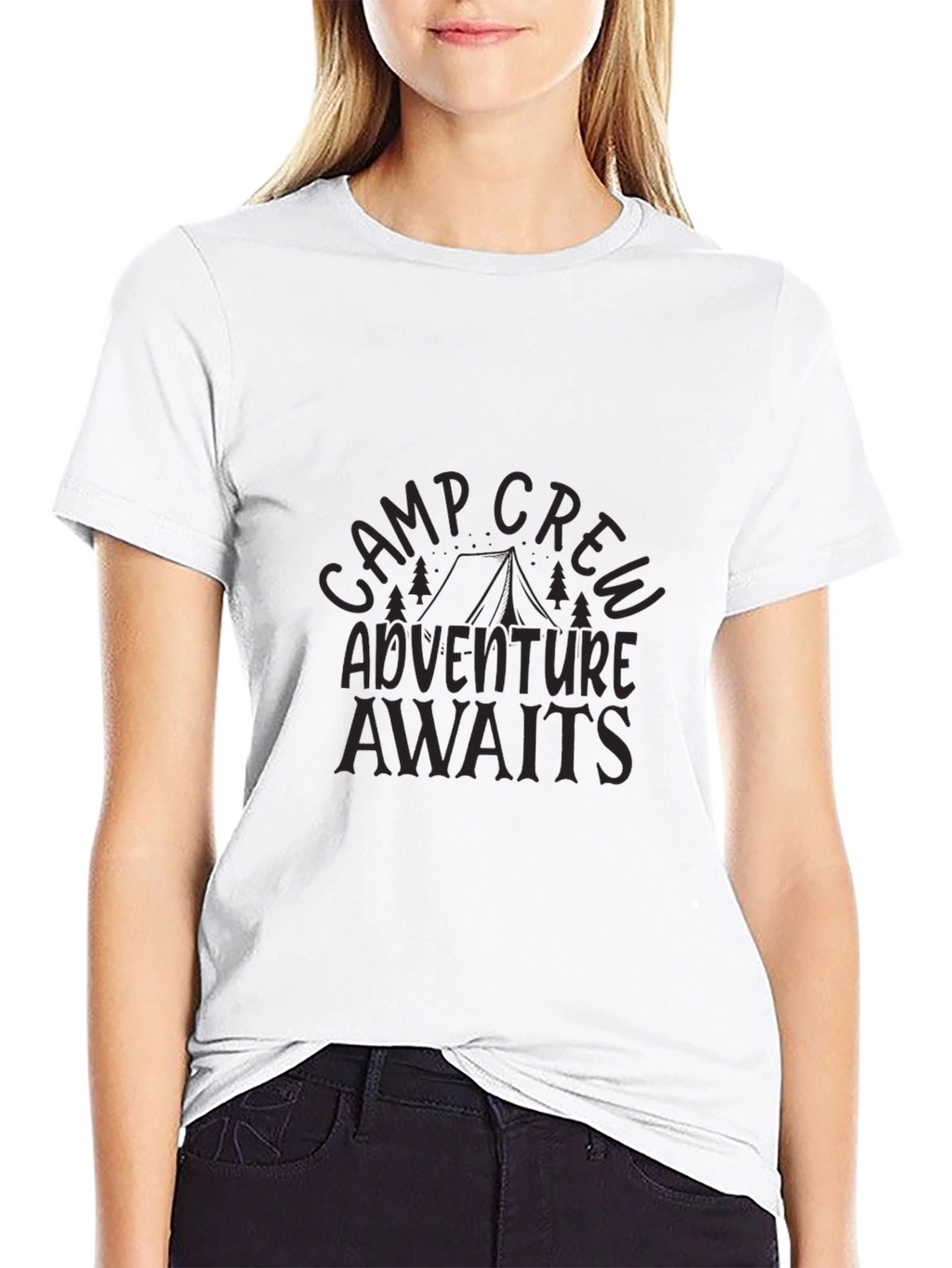 Camp Crew Adventure Awaits Graphic Tee