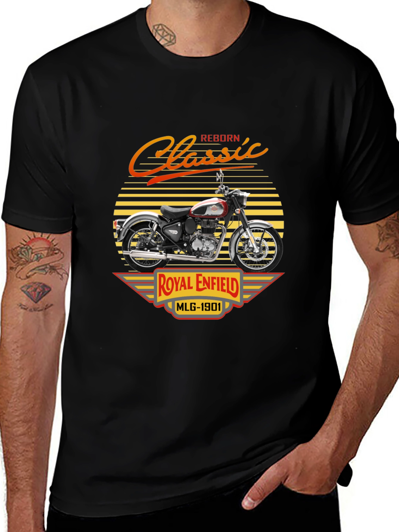 Classic Reborn Motorcycle T-Shirt