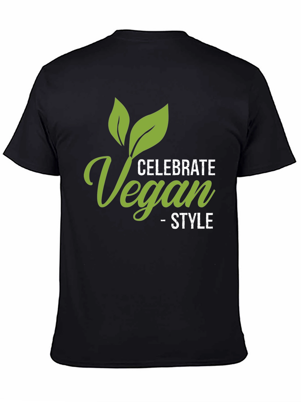 Celebrate Vegan Style Black T-Shirt