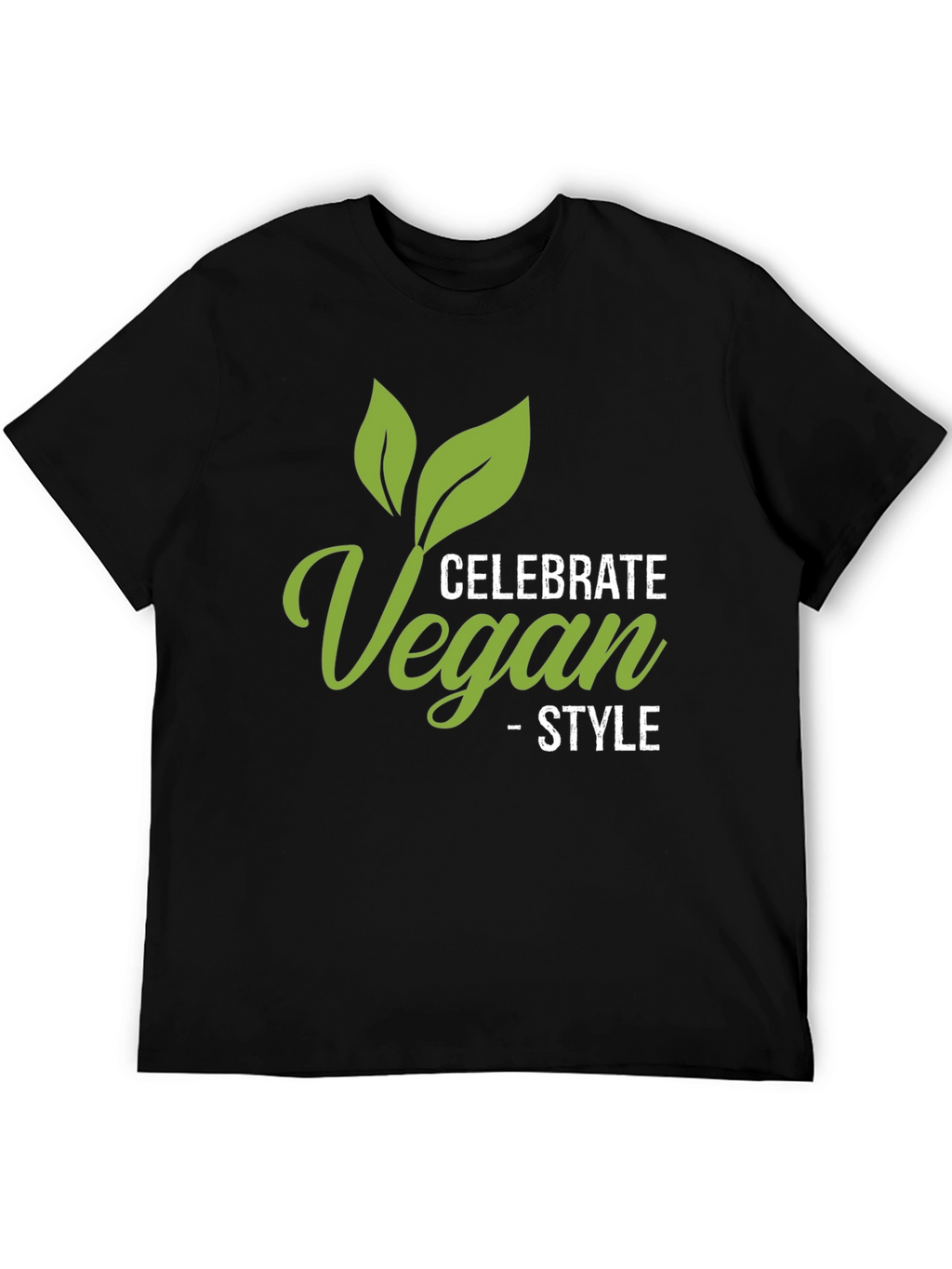 Celebrate Vegan Style Black T-Shirt