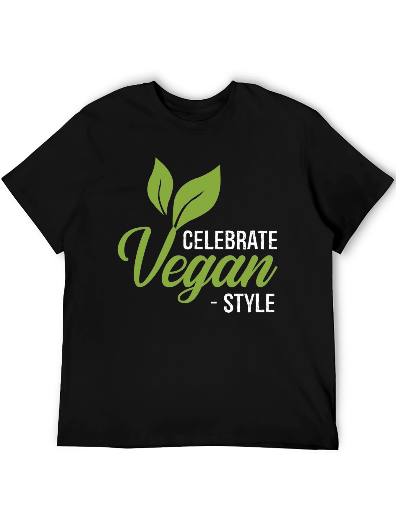 Celebrate Vegan Style Black T-Shirt