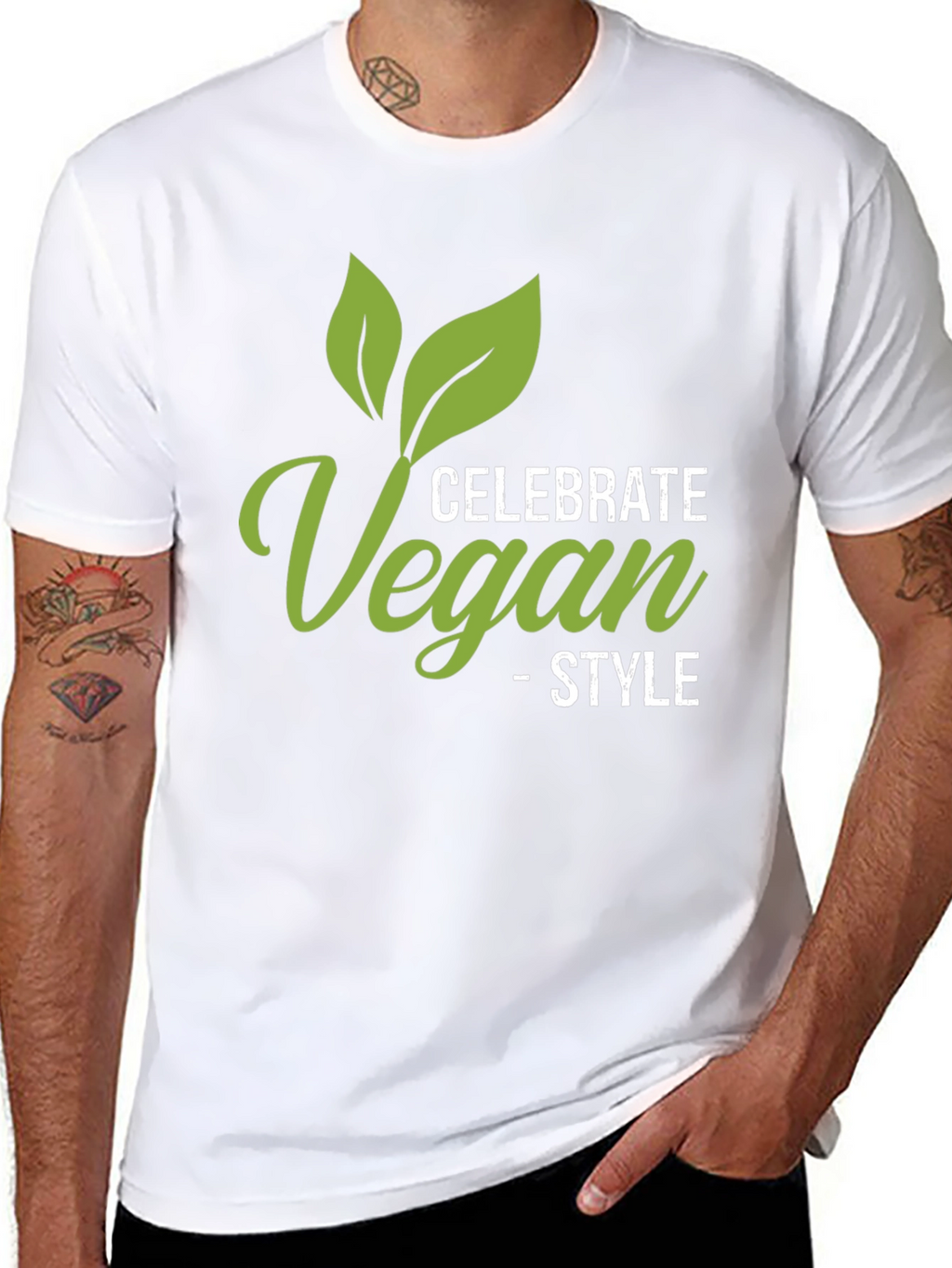 Celebrate Vegan Style Black T-Shirt