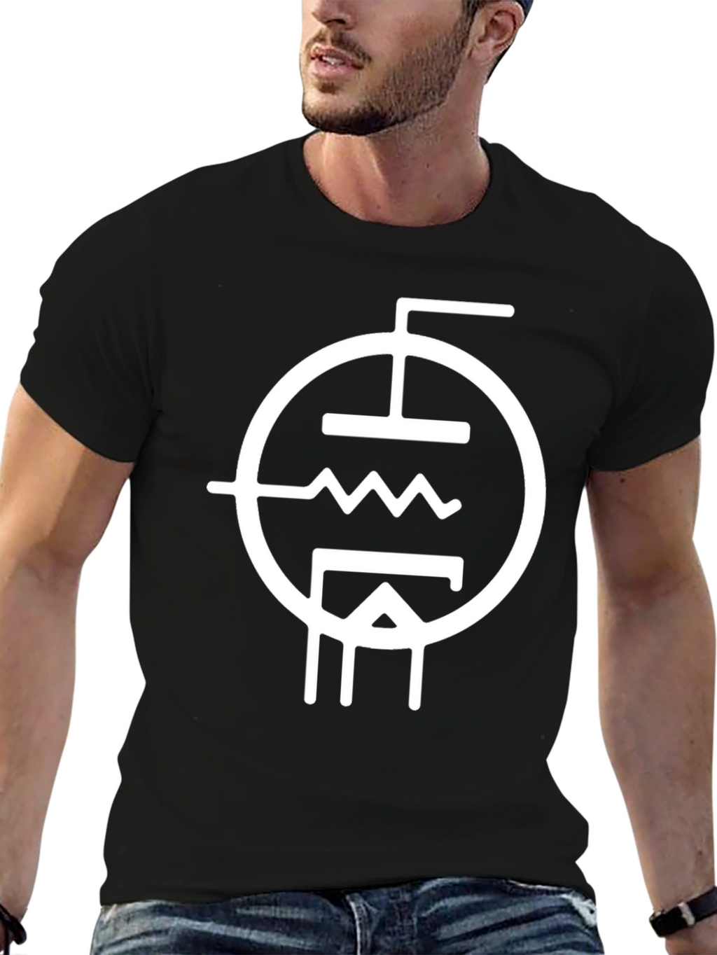 Retro Vacuum Tube Schematic T-Shirt
