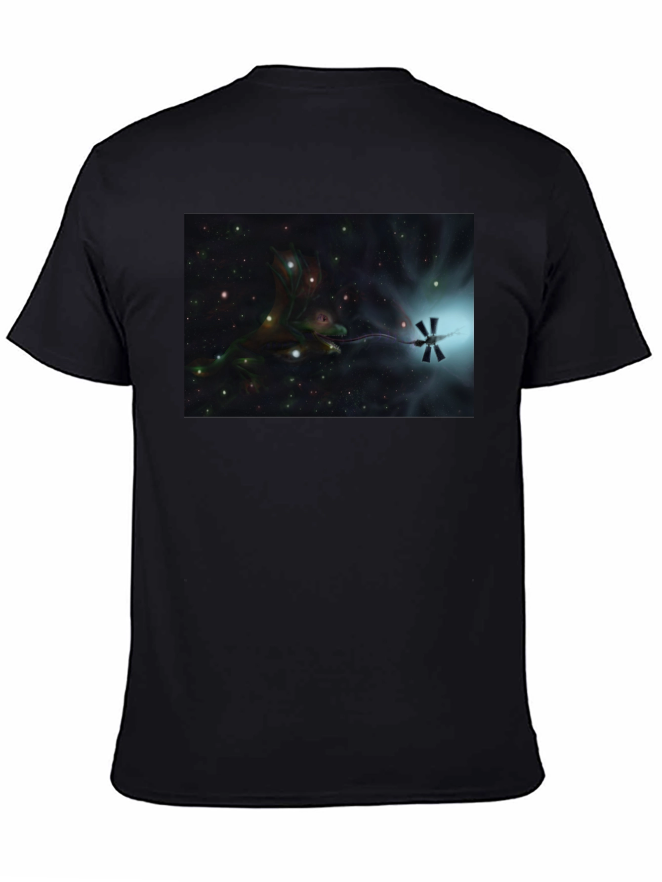 Cosmic Dragon Black T-Shirt