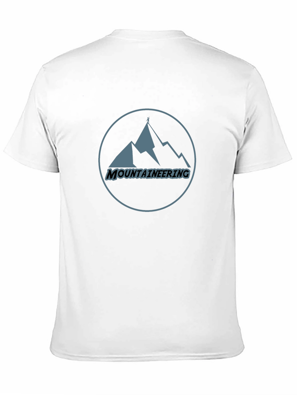 Mountaineering Graphic T-Shirt - Black Cotton Tee