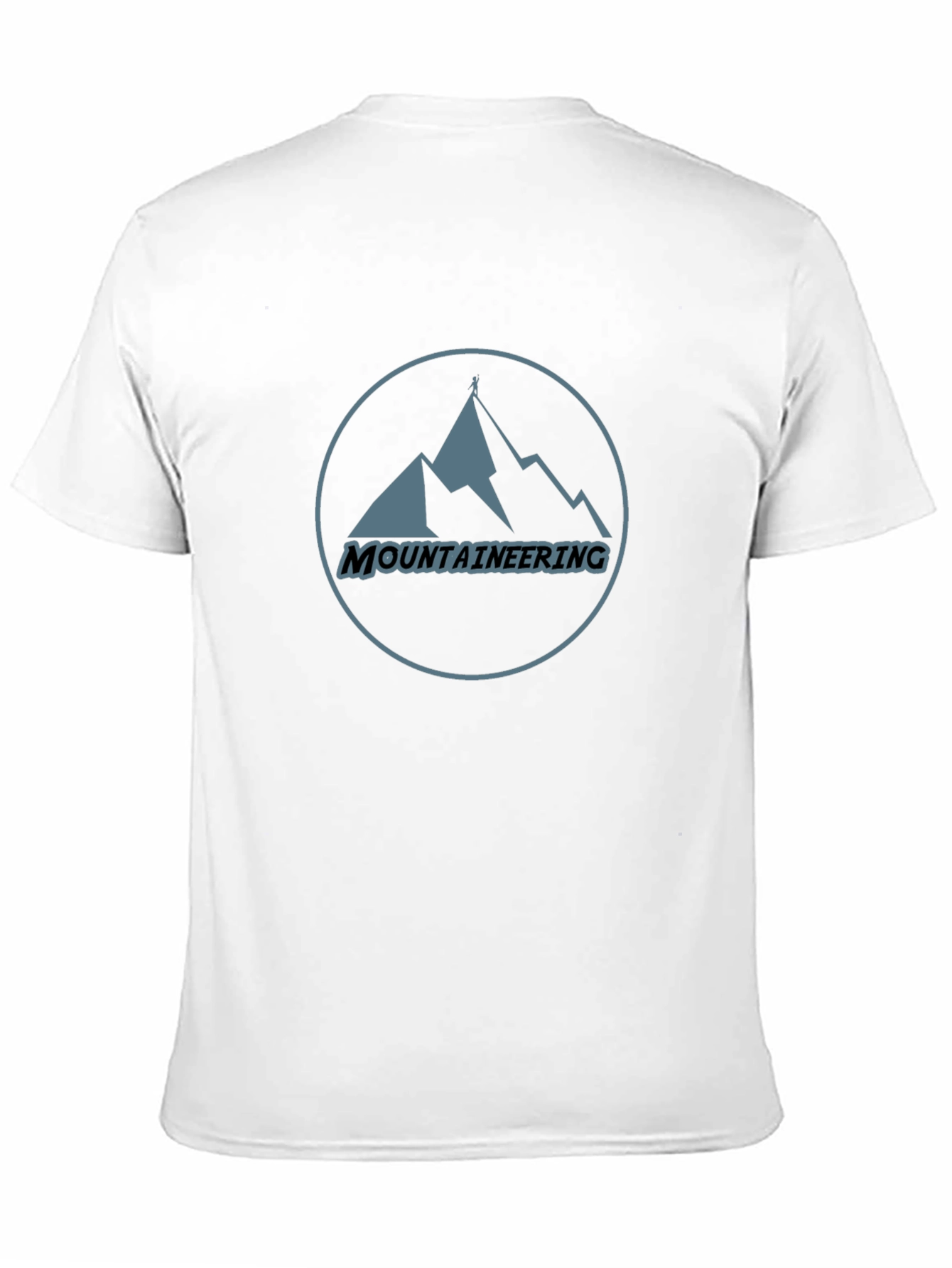 Mountaineering Graphic T-Shirt - Black Cotton Tee