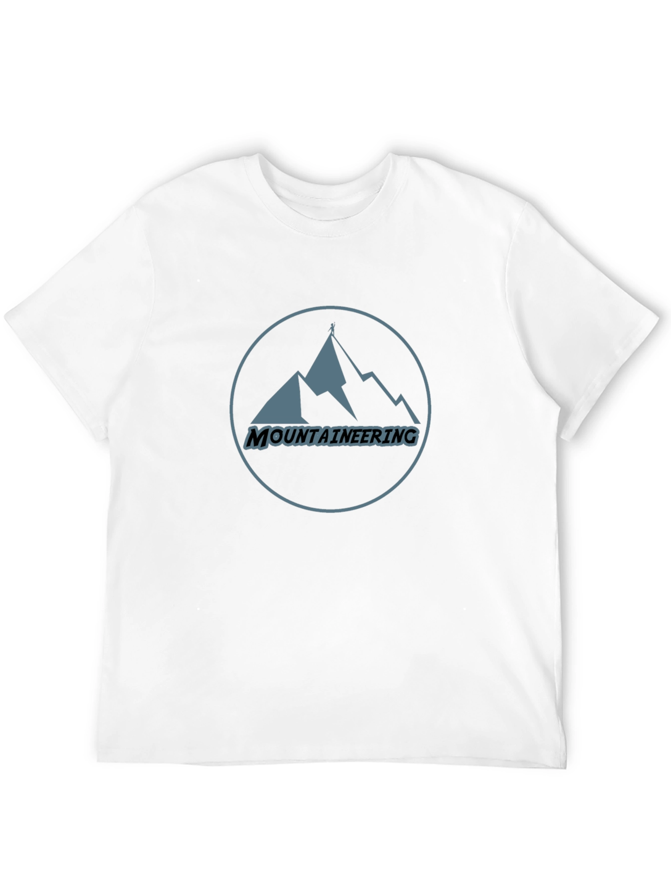 Mountaineering Graphic T-Shirt - Black Cotton Tee