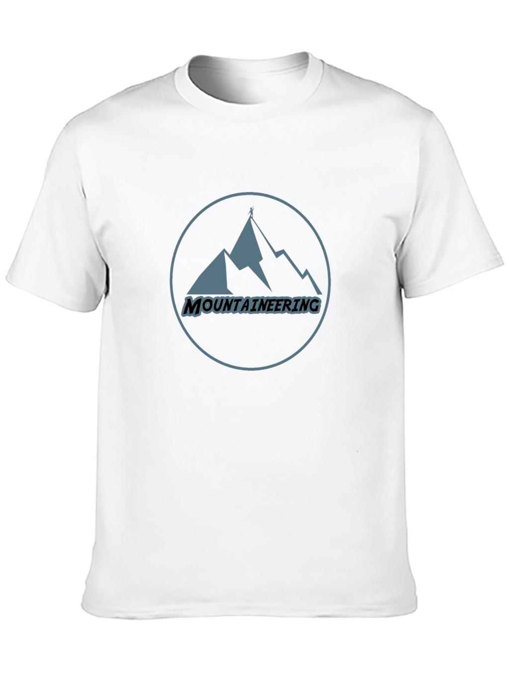 Mountaineering Graphic T-Shirt - Black Cotton Tee