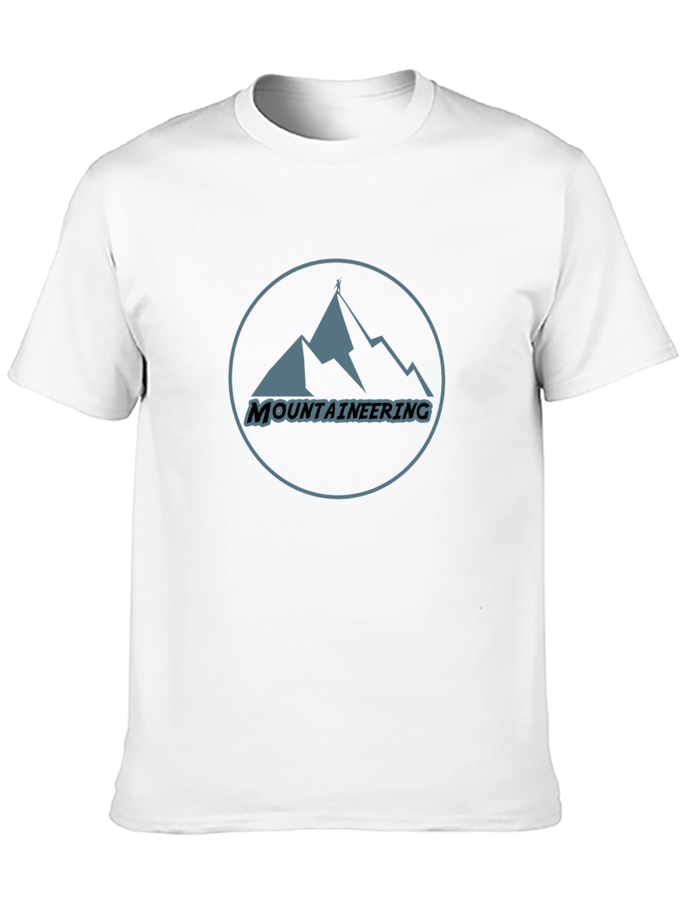 Mountaineering Graphic T-Shirt - Black Cotton Tee