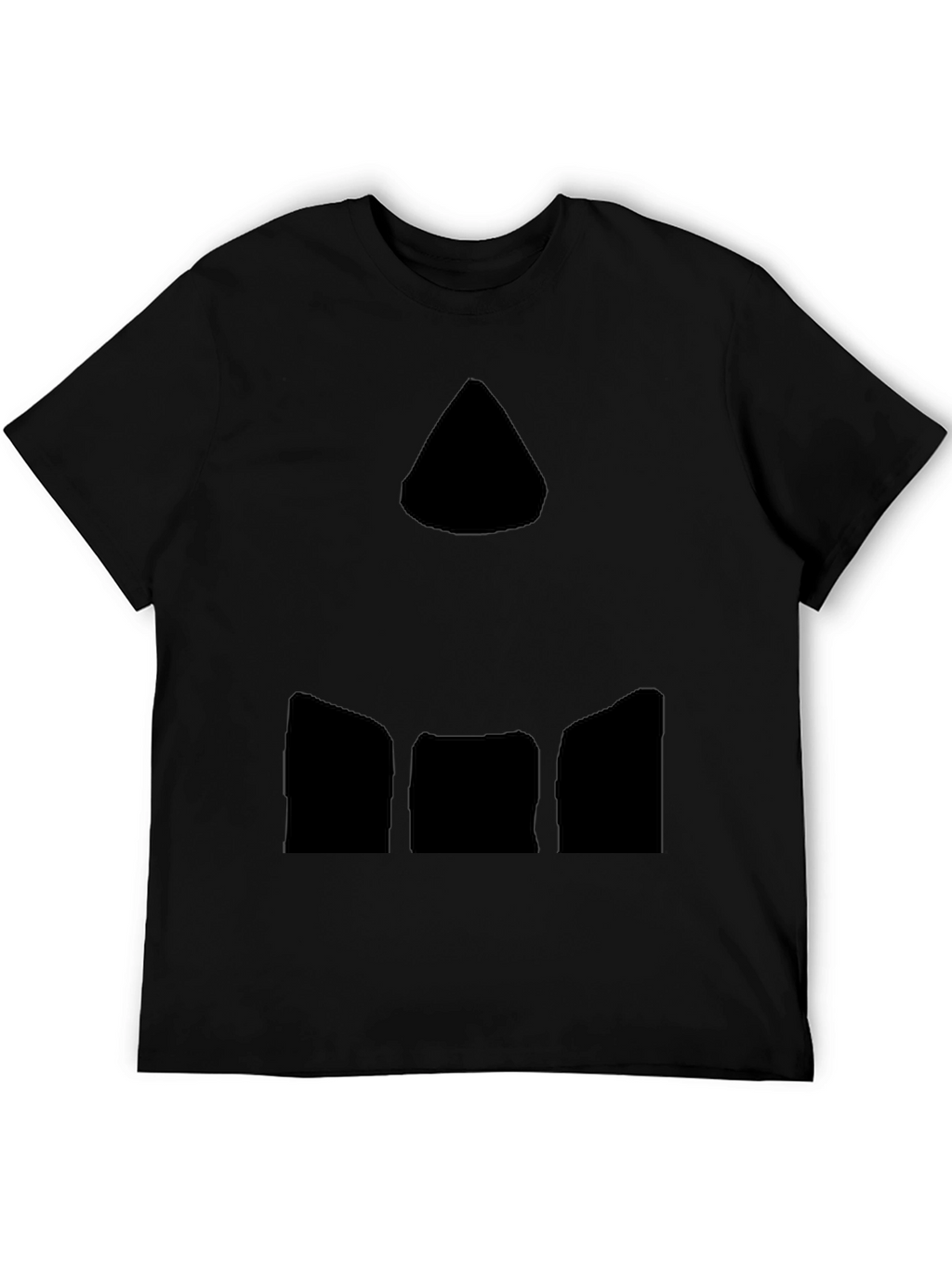 Abstract Graphic Print Black Casual T-Shirt