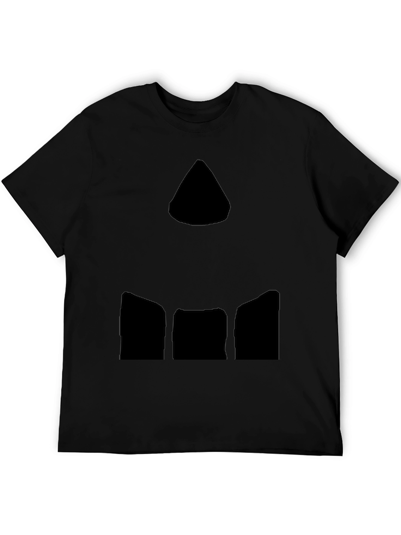 Abstract Graphic Print Black Casual T-Shirt