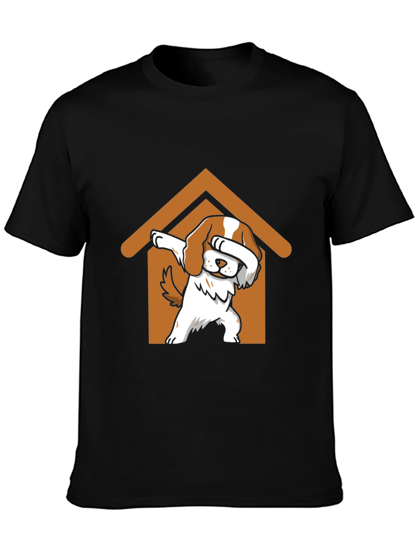 Dog Dabbing in House T-Shirt - Cute Pet Lover Gift