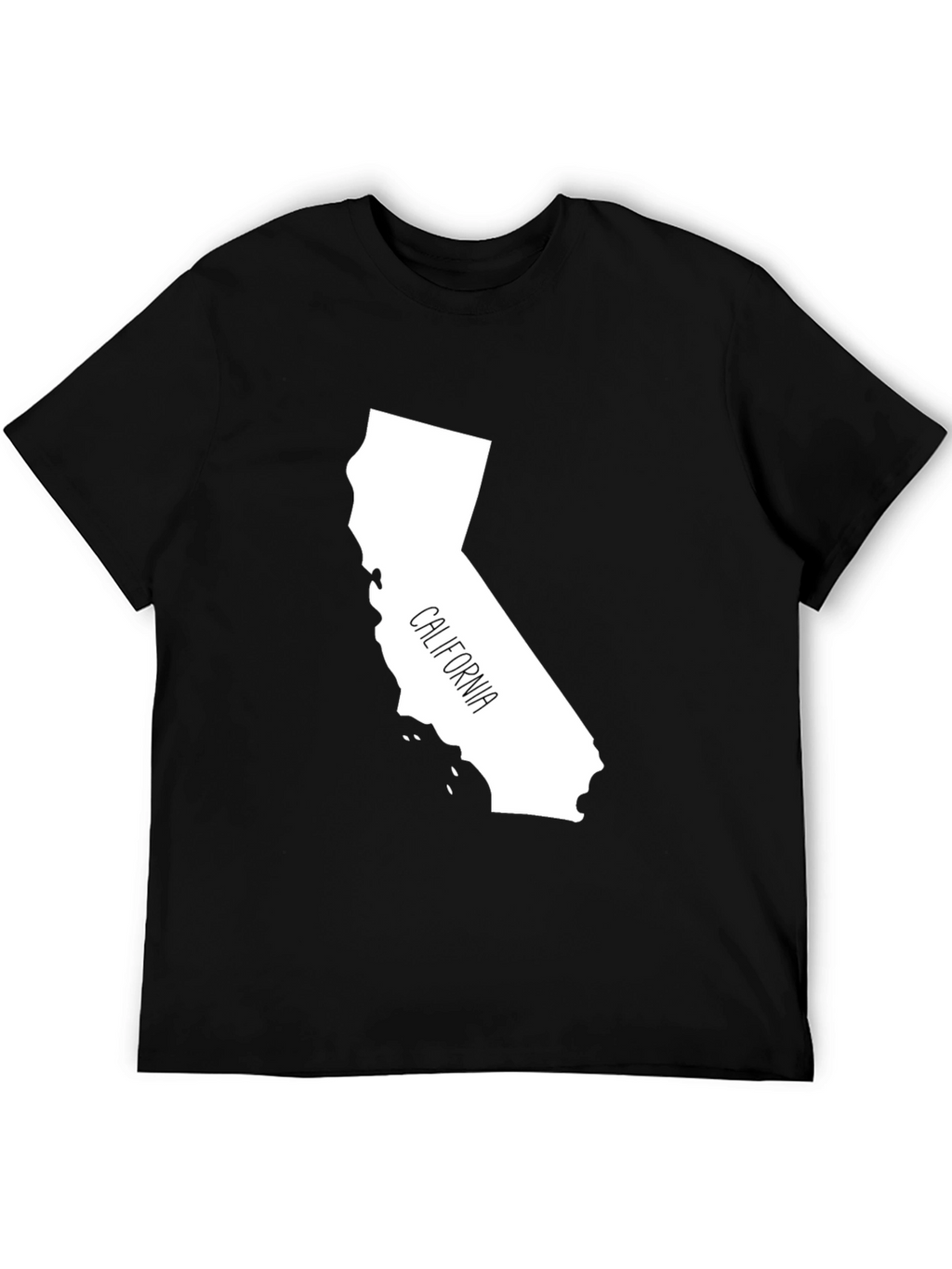 California State Outline T-Shirt - Black