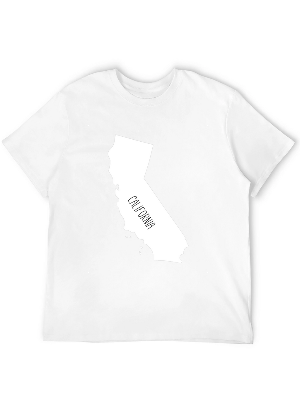 California State Outline T-Shirt - Black
