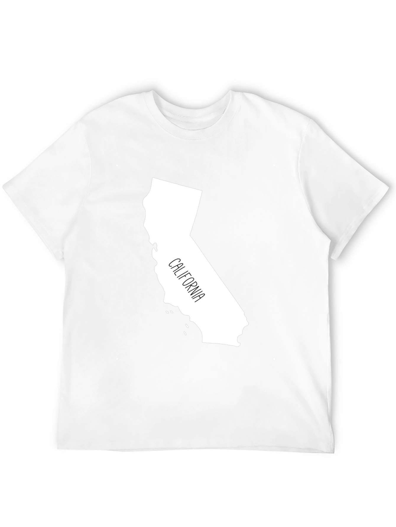 California State Outline T-Shirt - Black