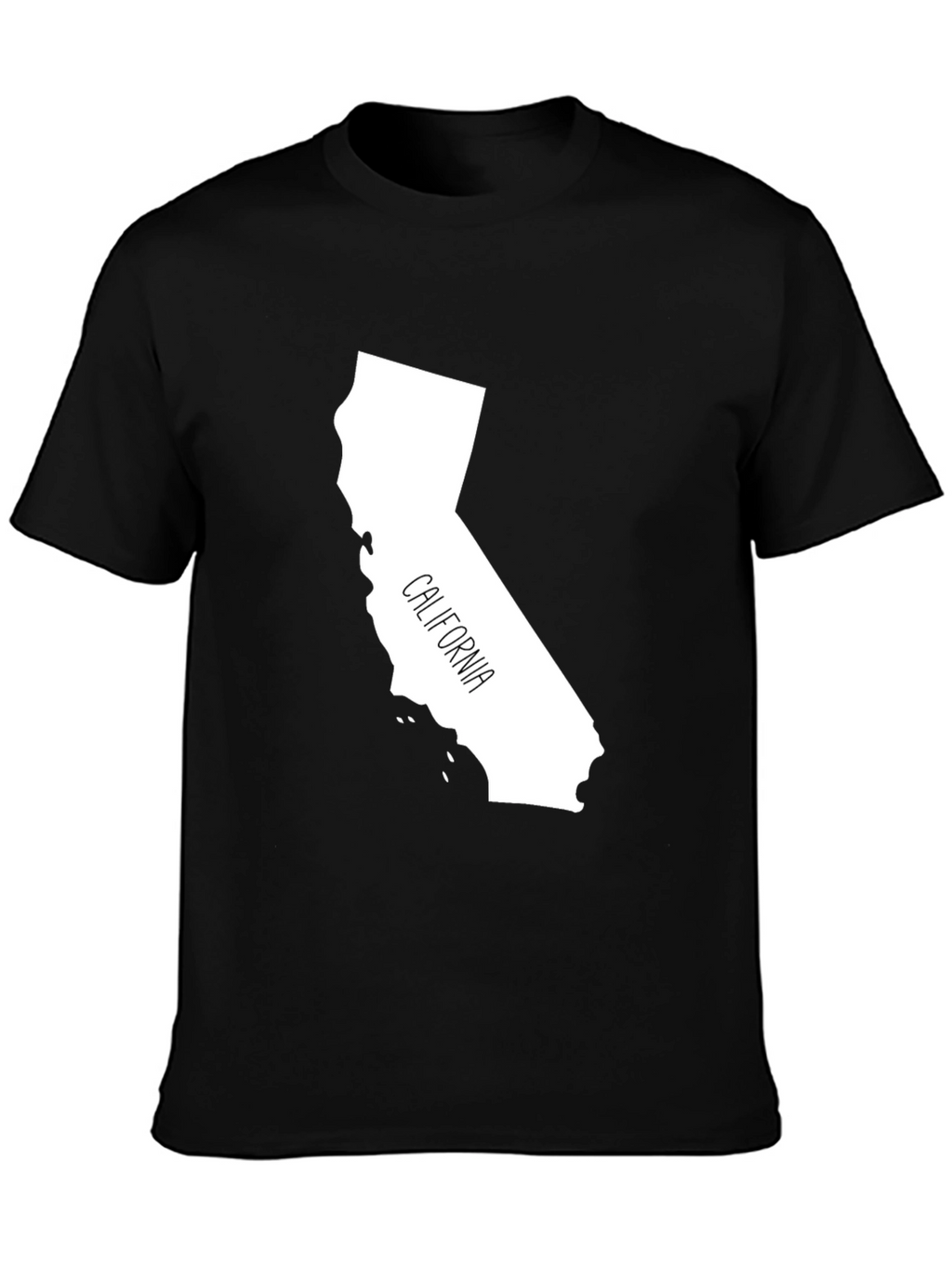 California State Outline T-Shirt - Black