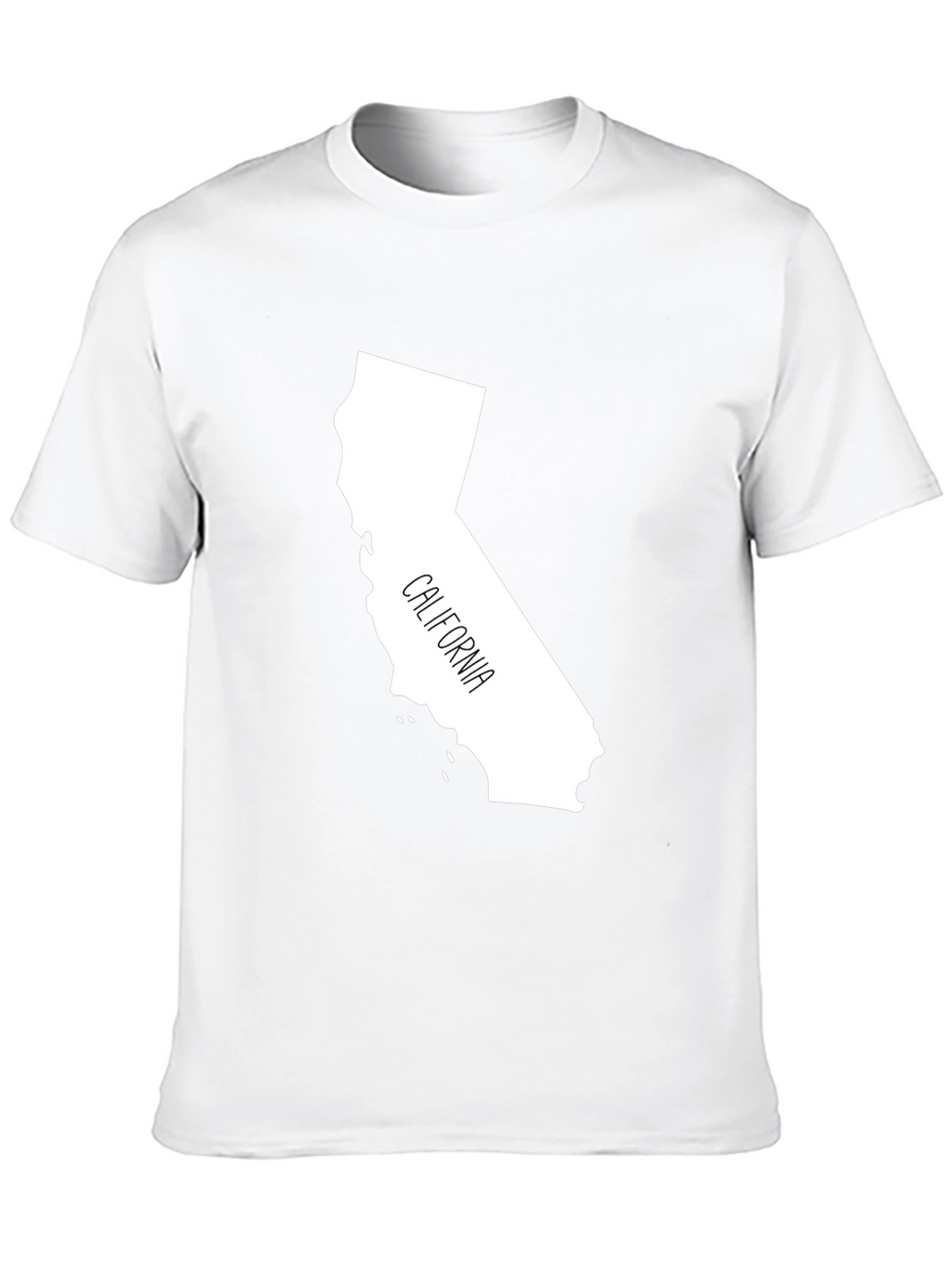 California State Outline T-Shirt - Black