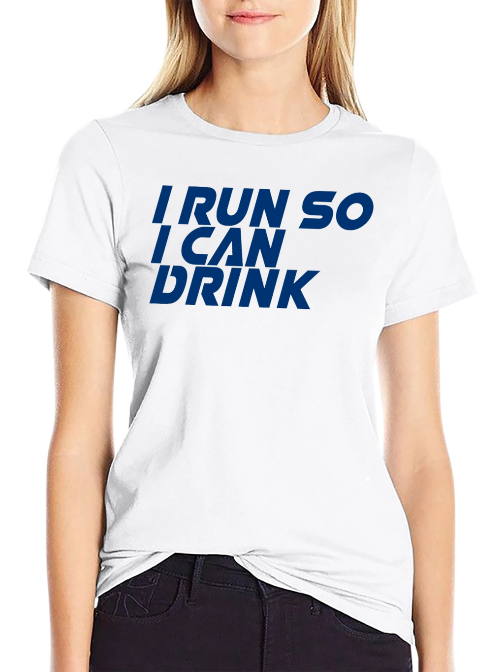 Run to Drink T-Shirt - Funny Workout Tee