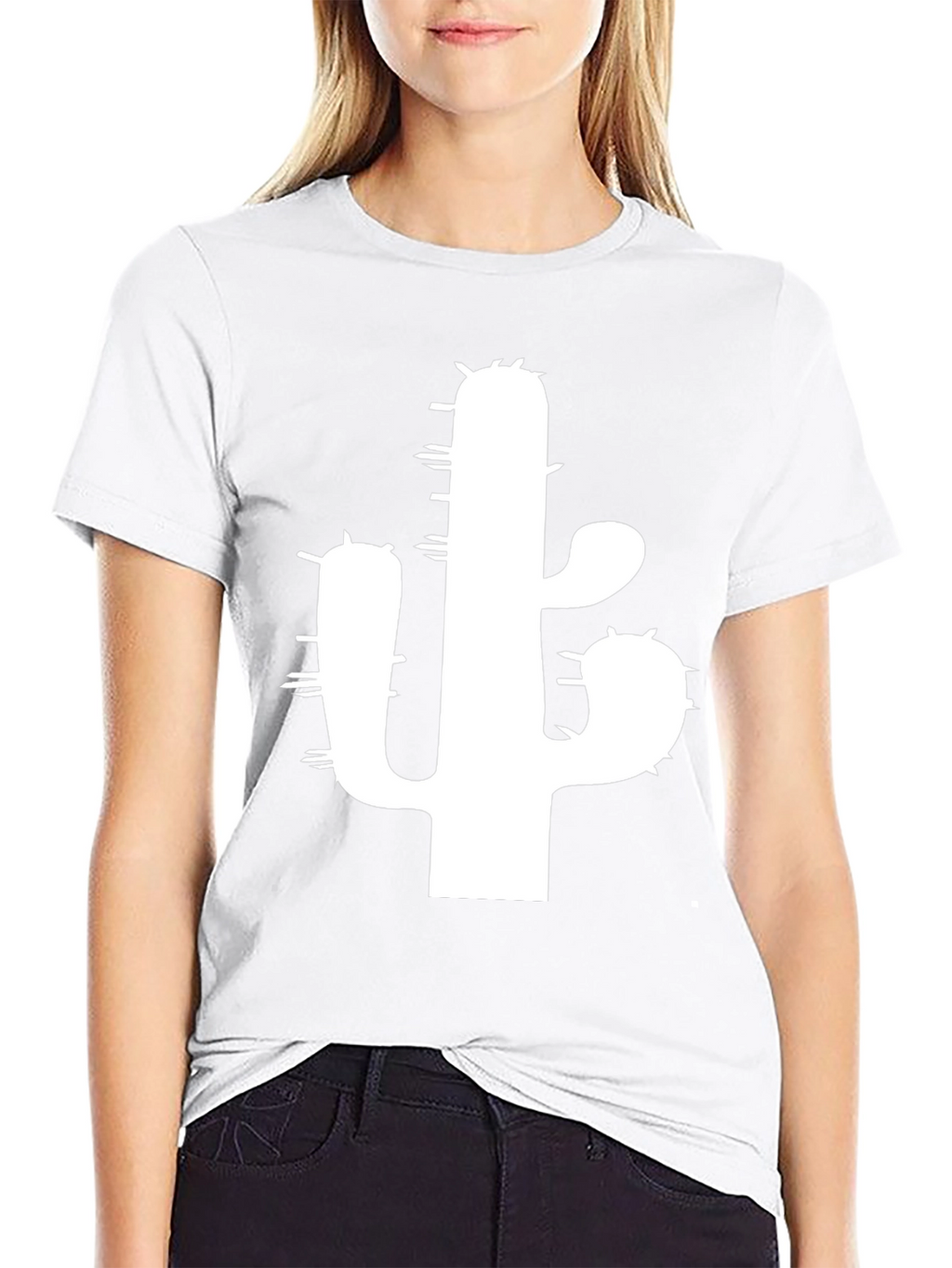 Cactus Graphic T-Shirt - Black Cotton Tee