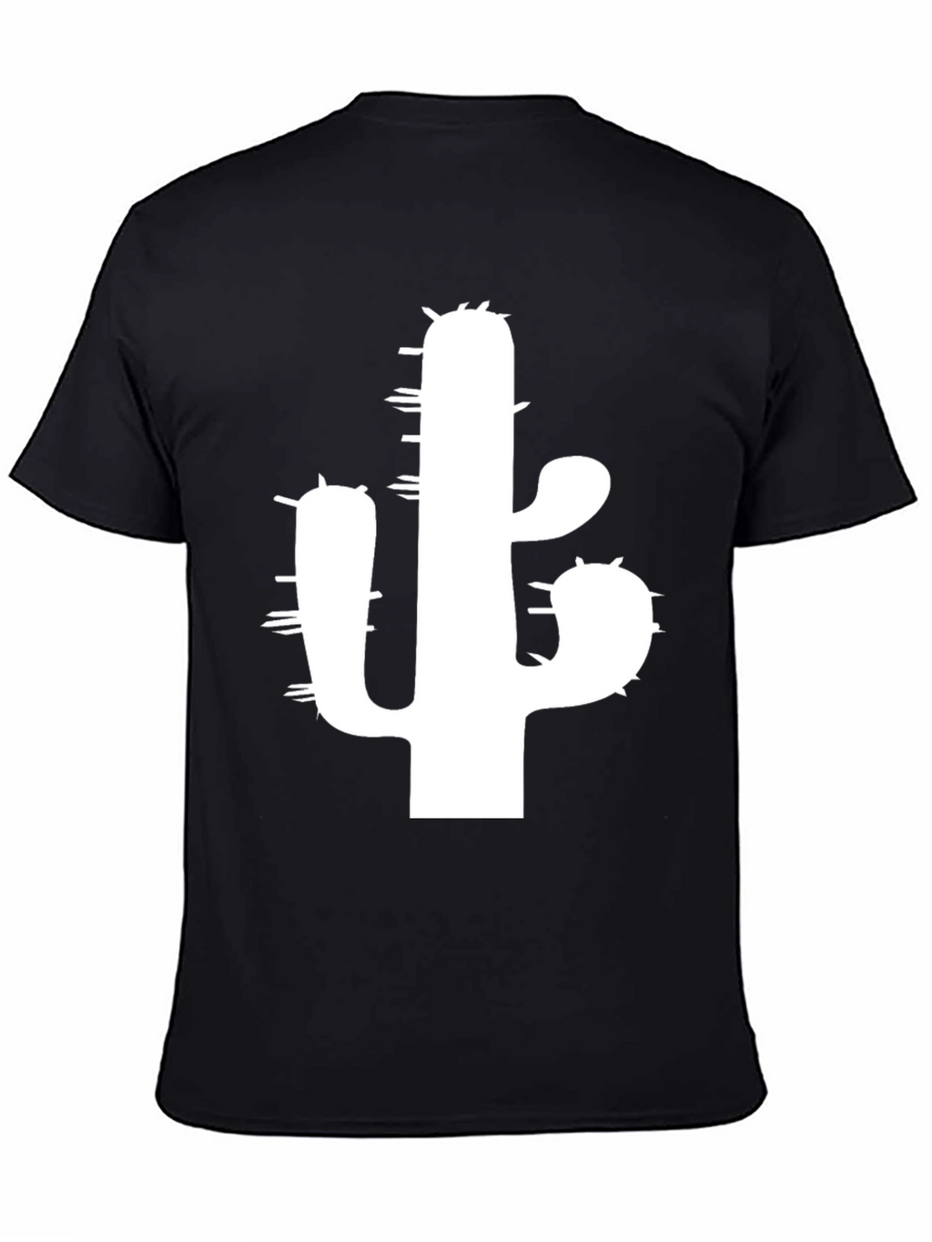 Cactus Graphic T-Shirt - Black Cotton Tee