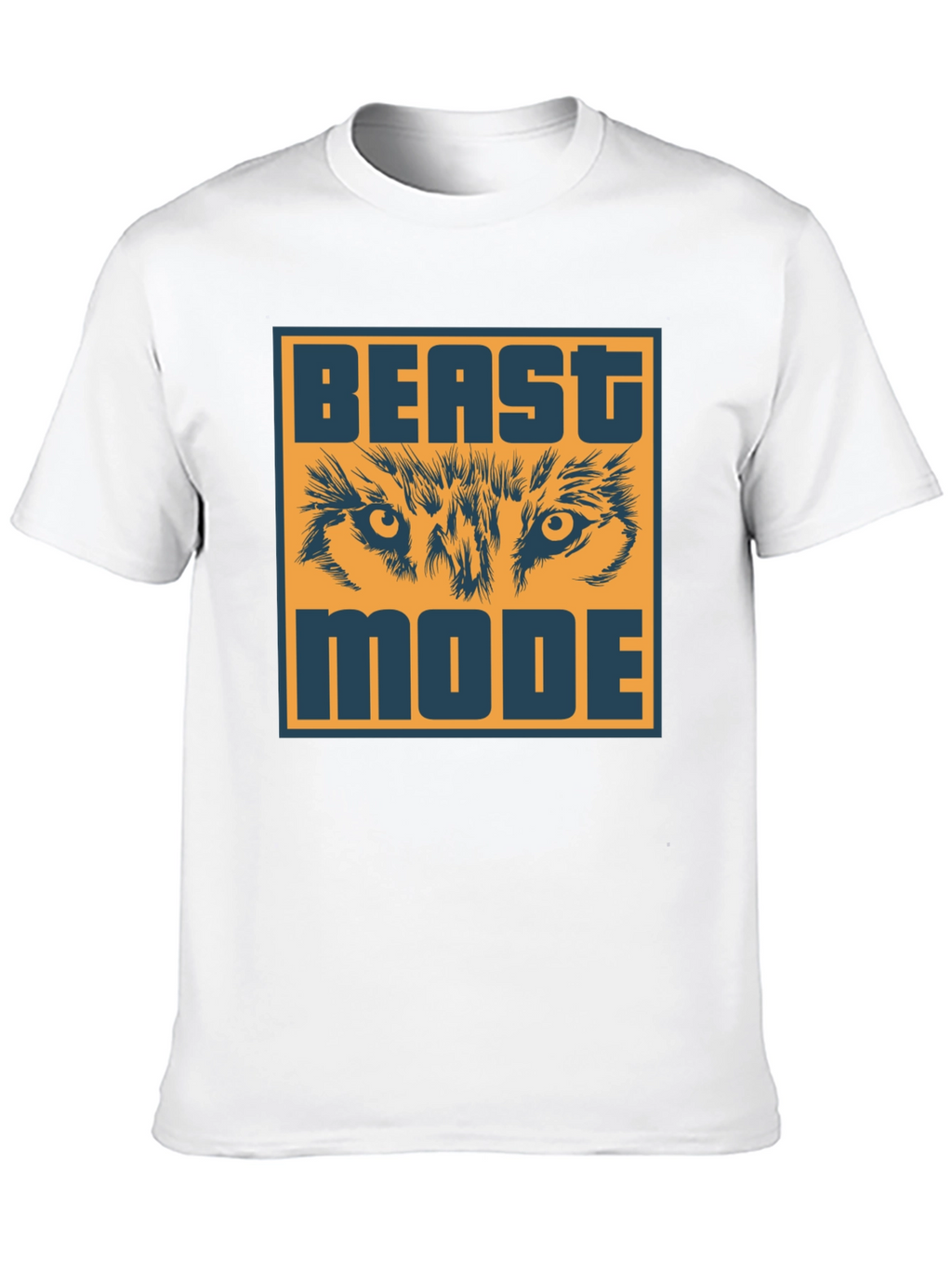 Beast Mode Graphic Tee - Wolf Eyes Design