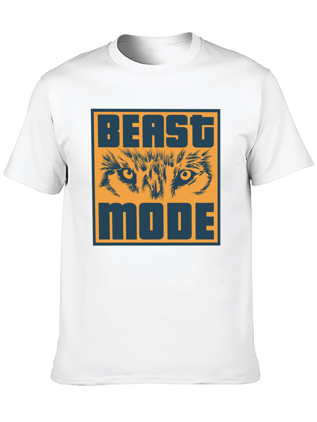 Beast Mode Graphic Tee - Wolf Eyes Design