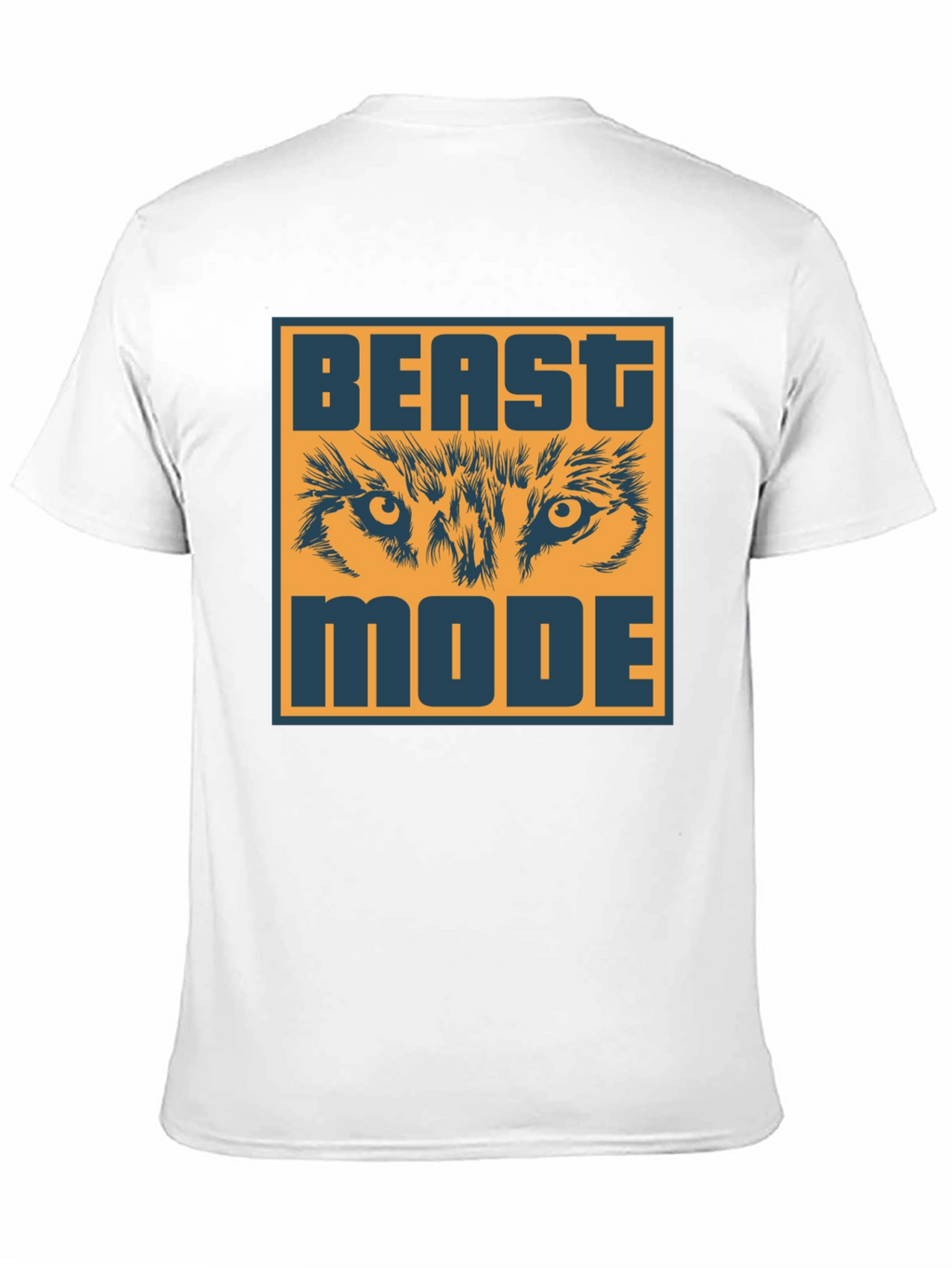 Beast Mode Graphic Tee - Wolf Eyes Design