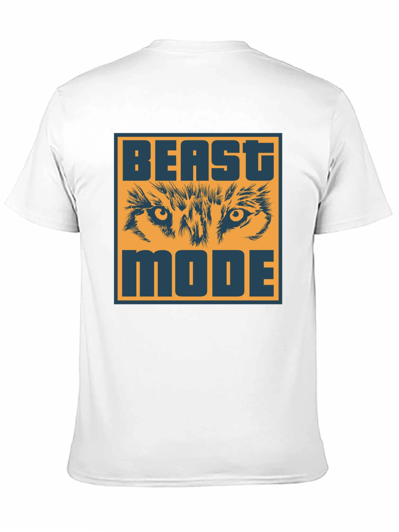 Beast Mode Graphic Tee - Wolf Eyes Design
