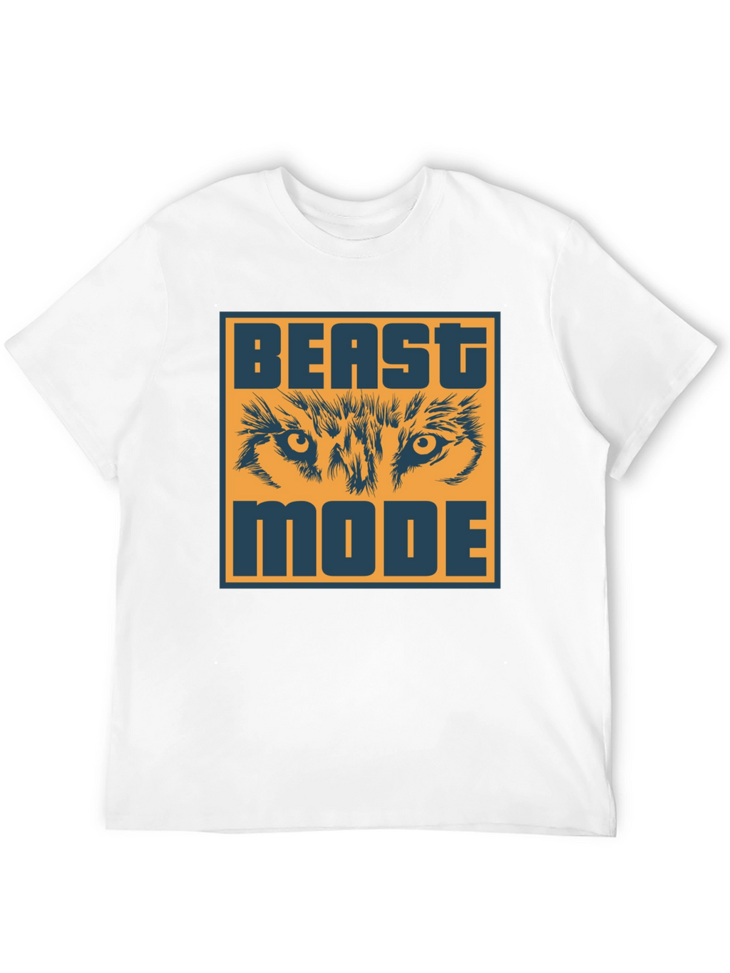 Beast Mode Graphic Tee - Wolf Eyes Design