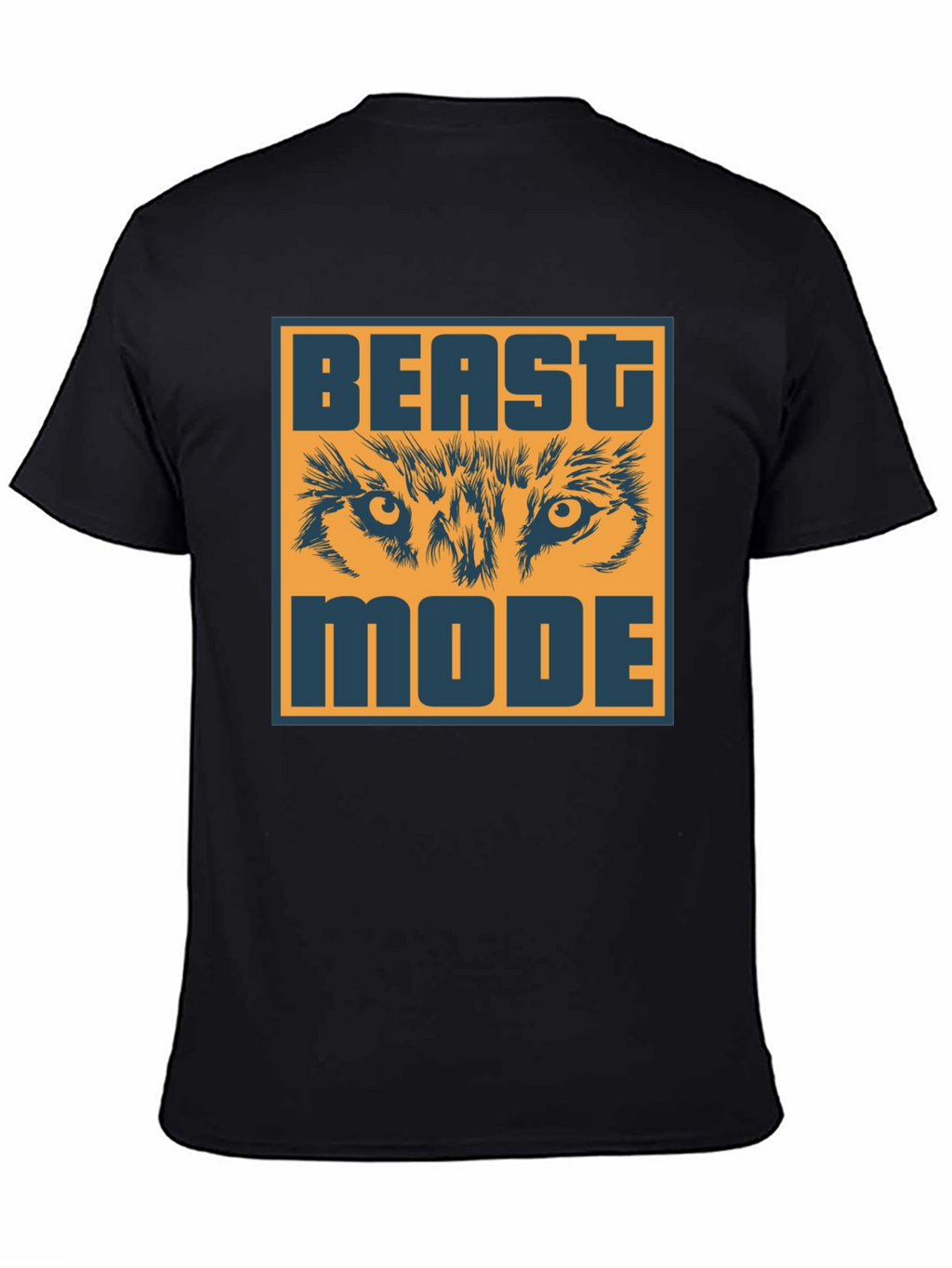 Beast Mode Graphic Tee - Wolf Eyes Design