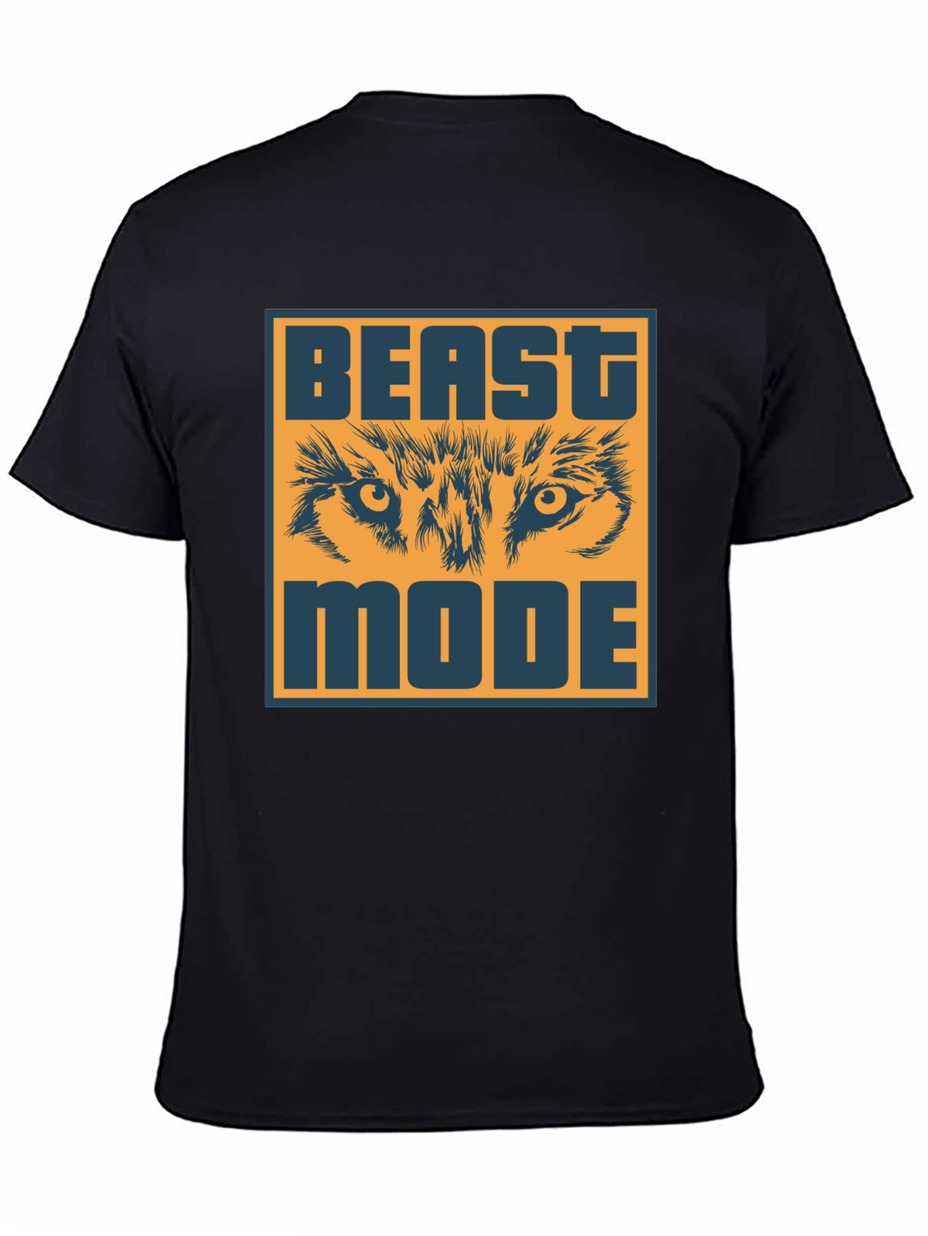 Beast Mode Graphic Tee - Wolf Eyes Design