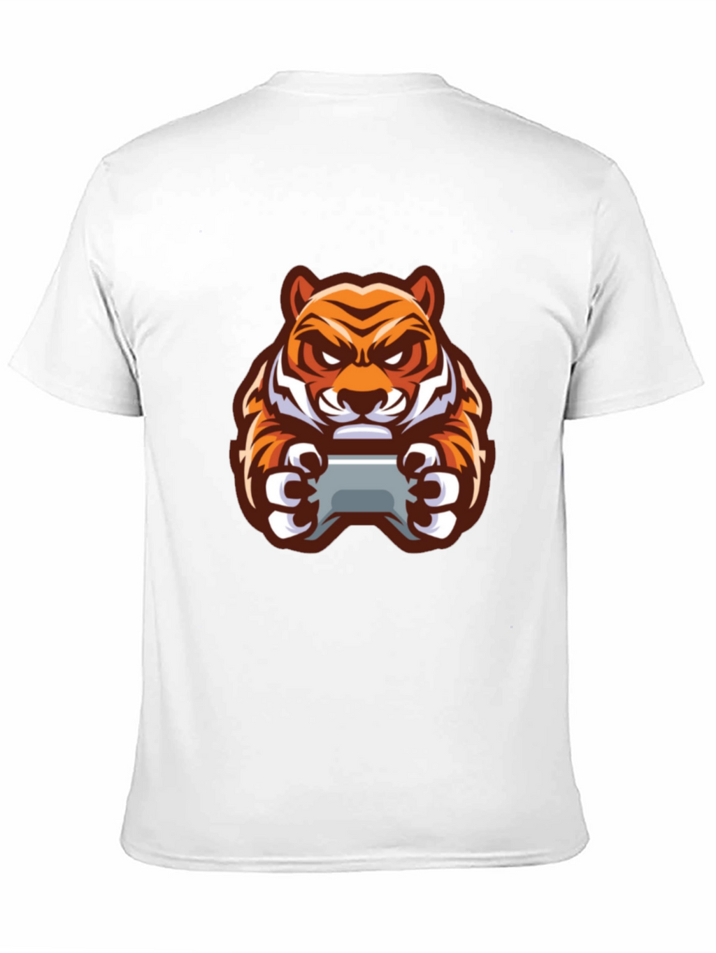 Gaming Tiger Graphic T-Shirt - Black