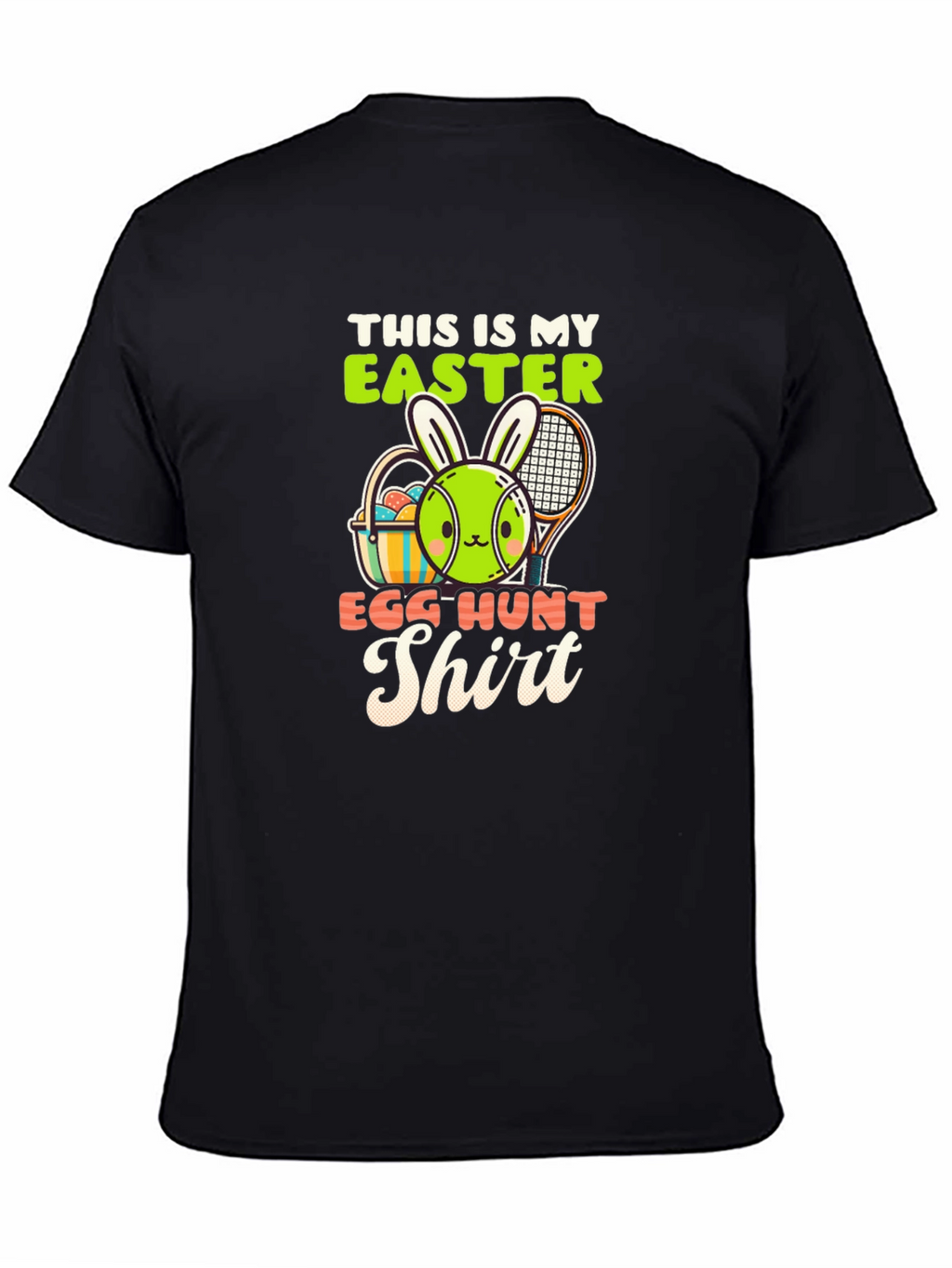 Easter Egg Hunt Shirt - Tennis Bunny