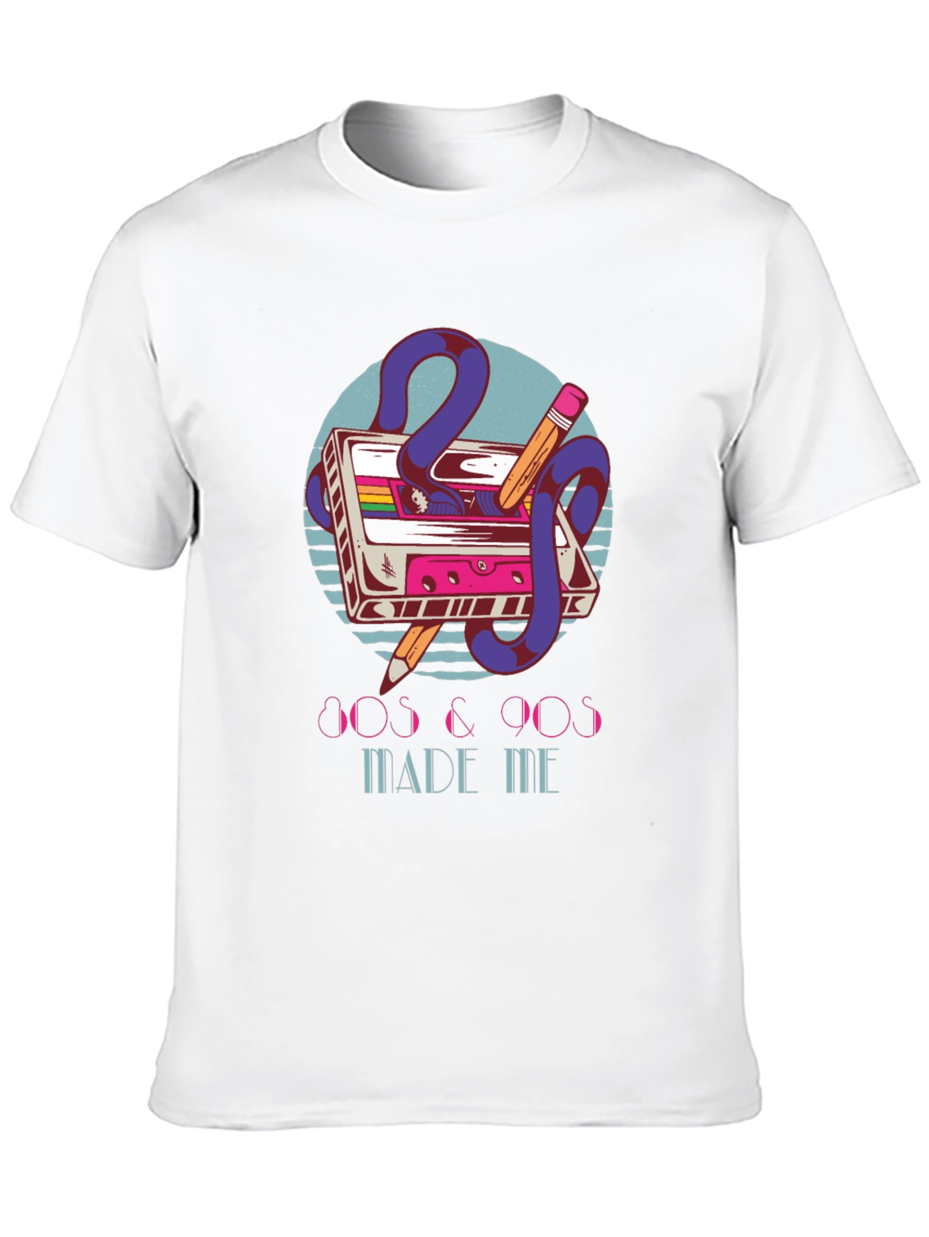 Retro 80s & 90s Cassette Tape Graphic T-Shirt