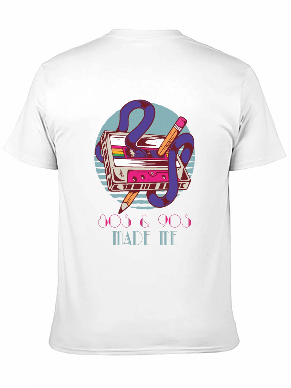 Retro 80s & 90s Cassette Tape Graphic T-Shirt
