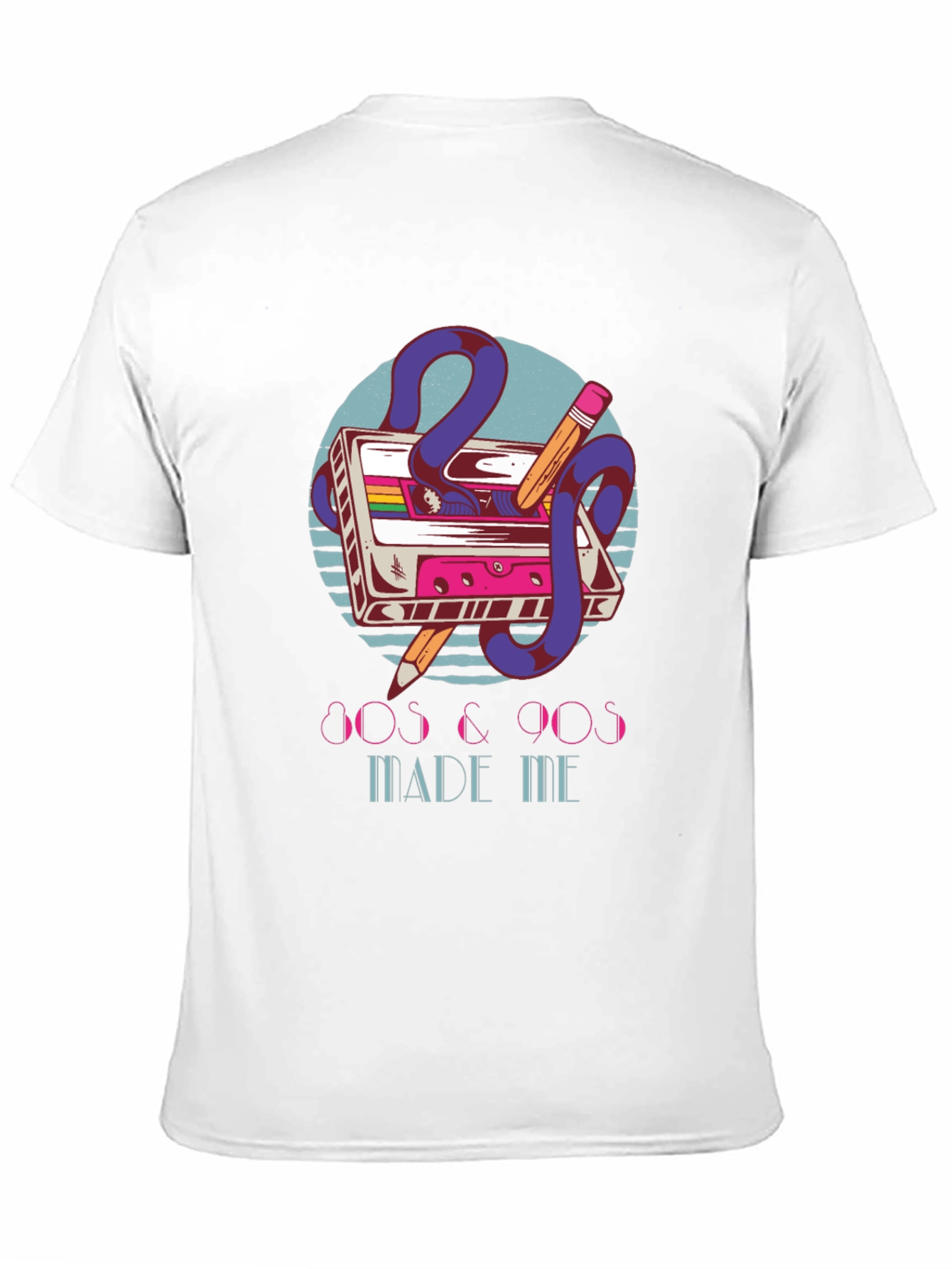 Retro 80s & 90s Cassette Tape Graphic T-Shirt