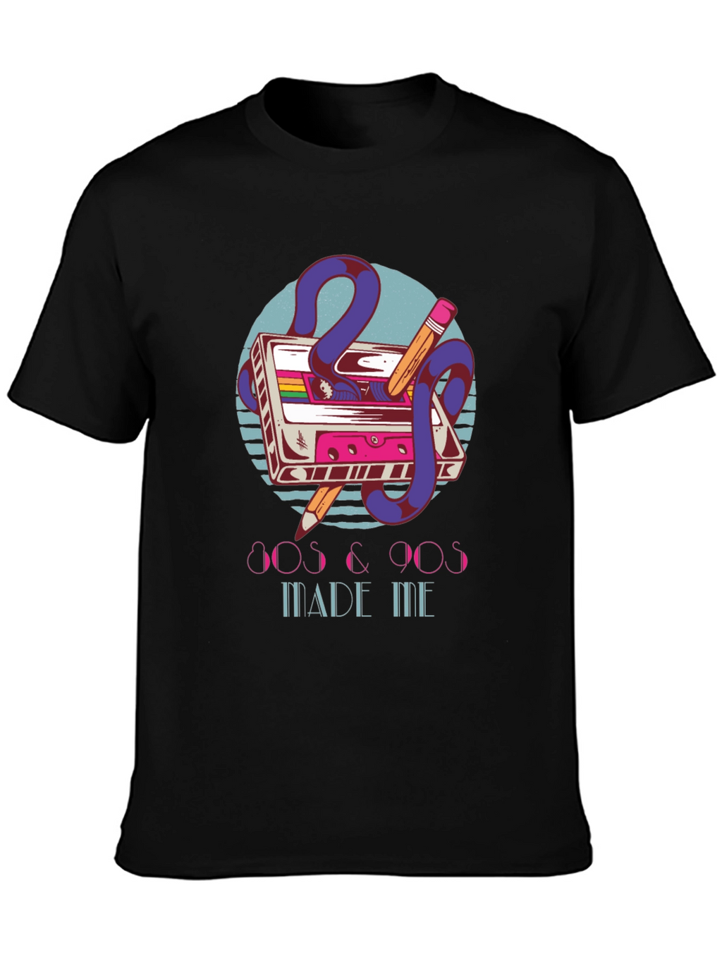 Retro 80s & 90s Cassette Tape Graphic T-Shirt