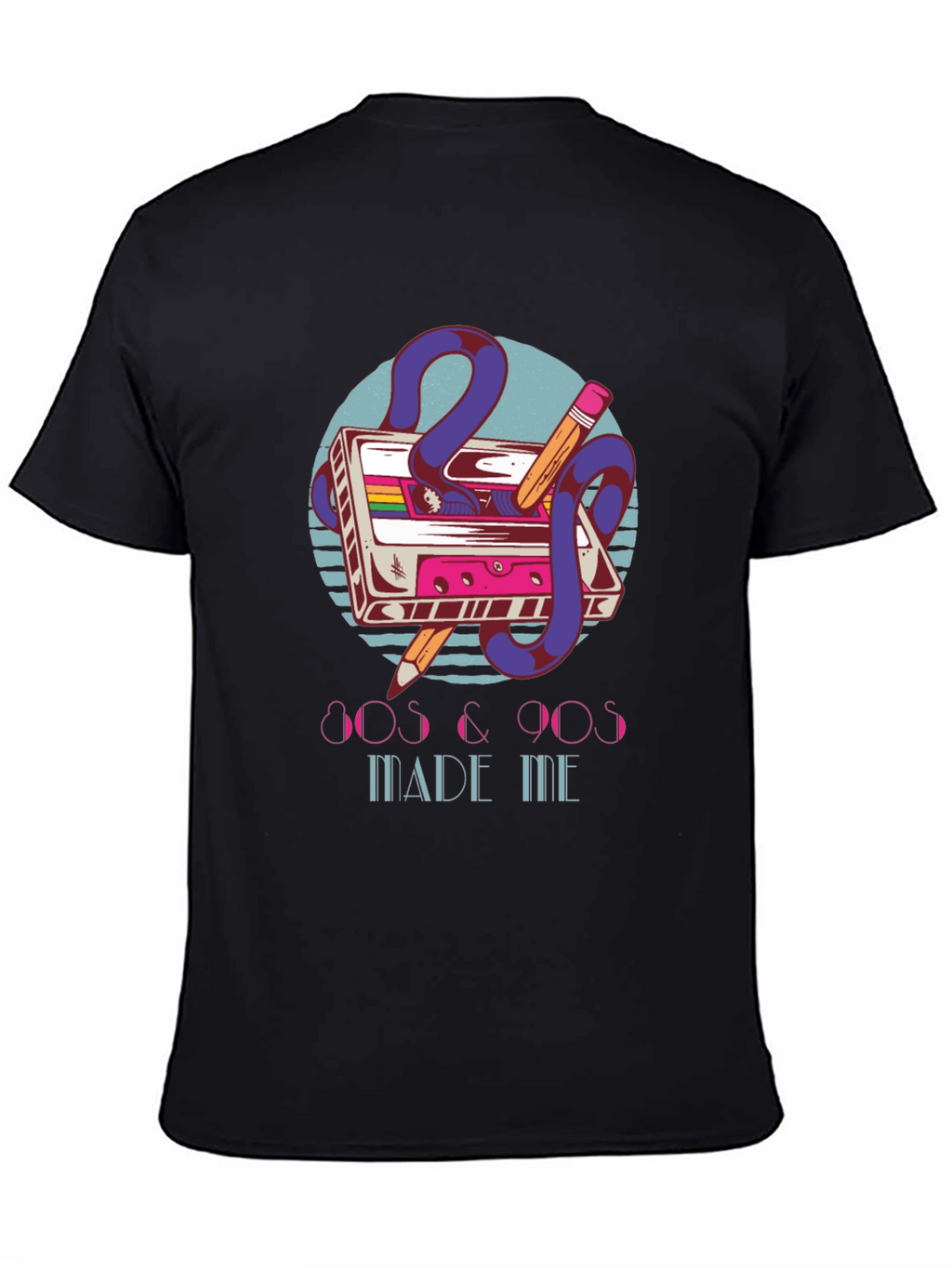 Retro 80s & 90s Cassette Tape Graphic T-Shirt