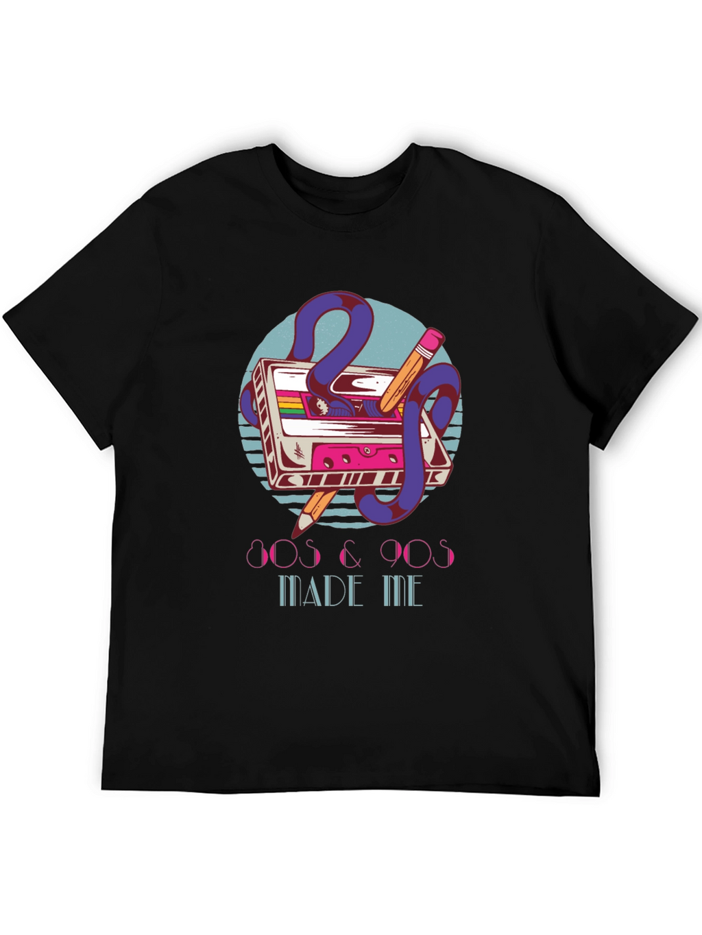 Retro 80s & 90s Cassette Tape Graphic T-Shirt
