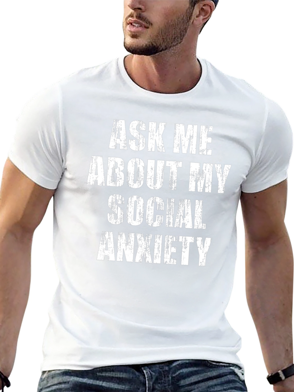 Social Anxiety T-Shirt - Bold Statement Tee