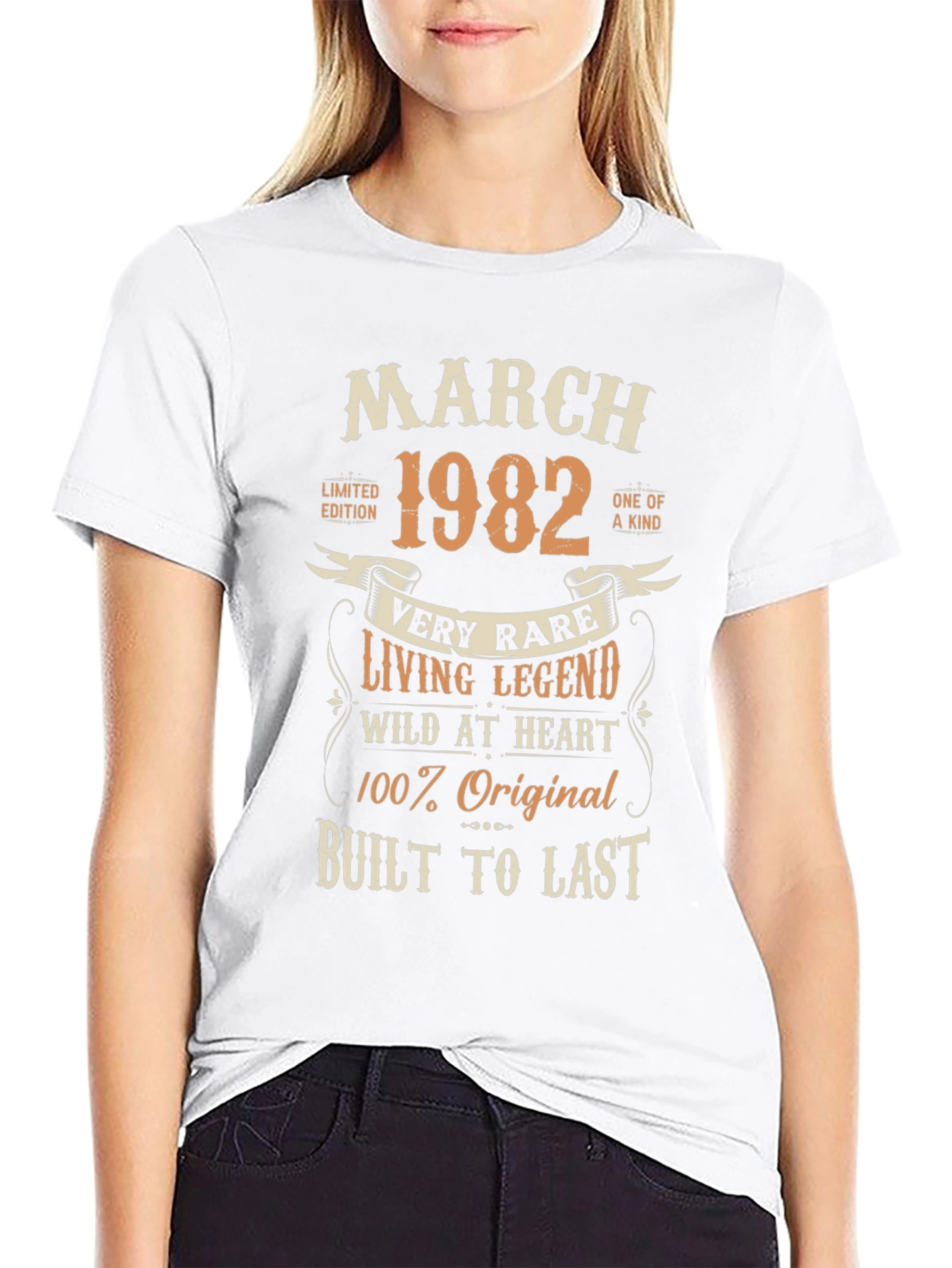 March 1982 Birthday T-Shirt: Limited Edition Legend