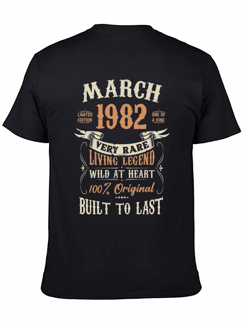 March 1982 Birthday T-Shirt: Limited Edition Legend