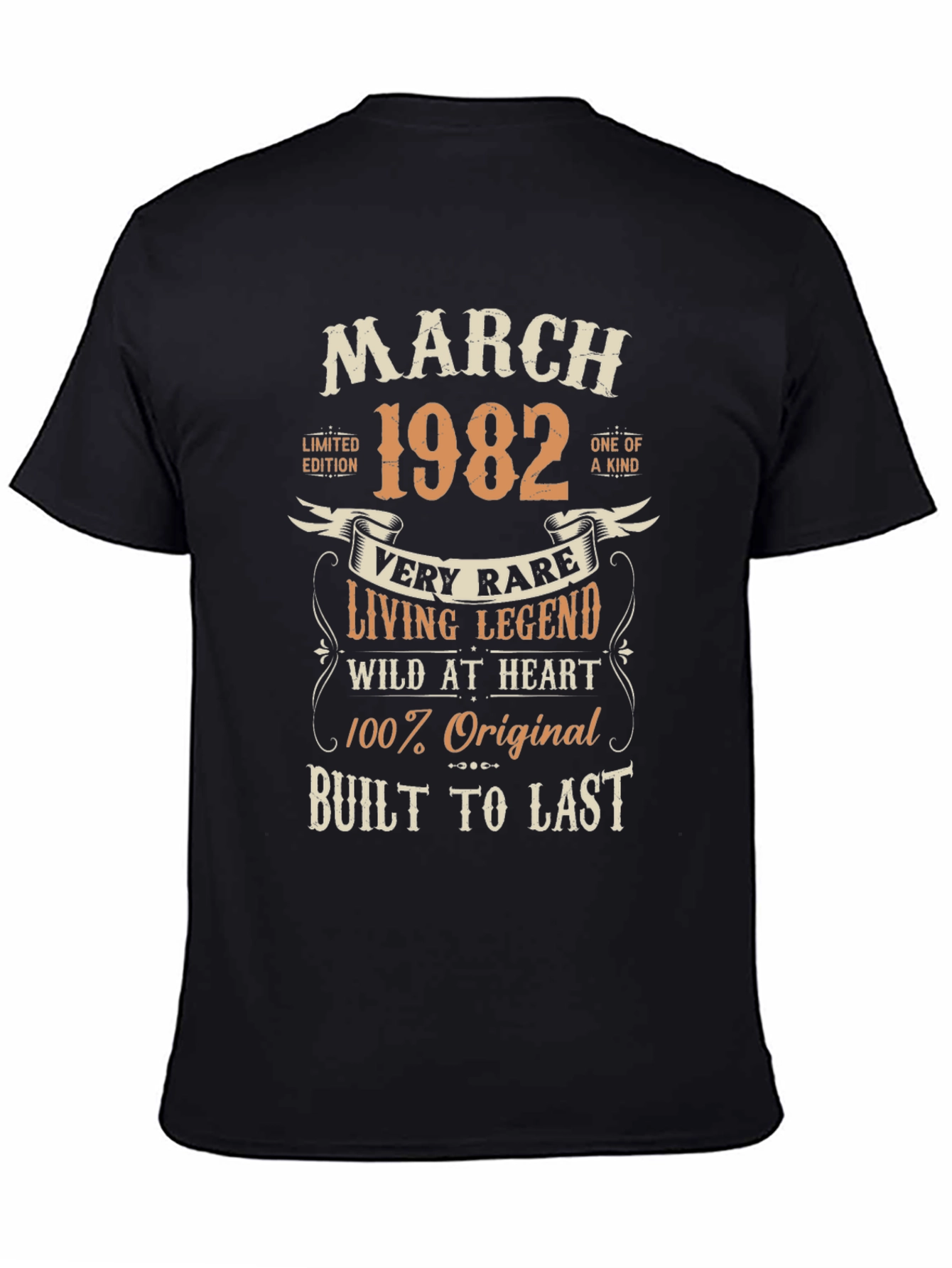 March 1982 Birthday T-Shirt: Limited Edition Legend