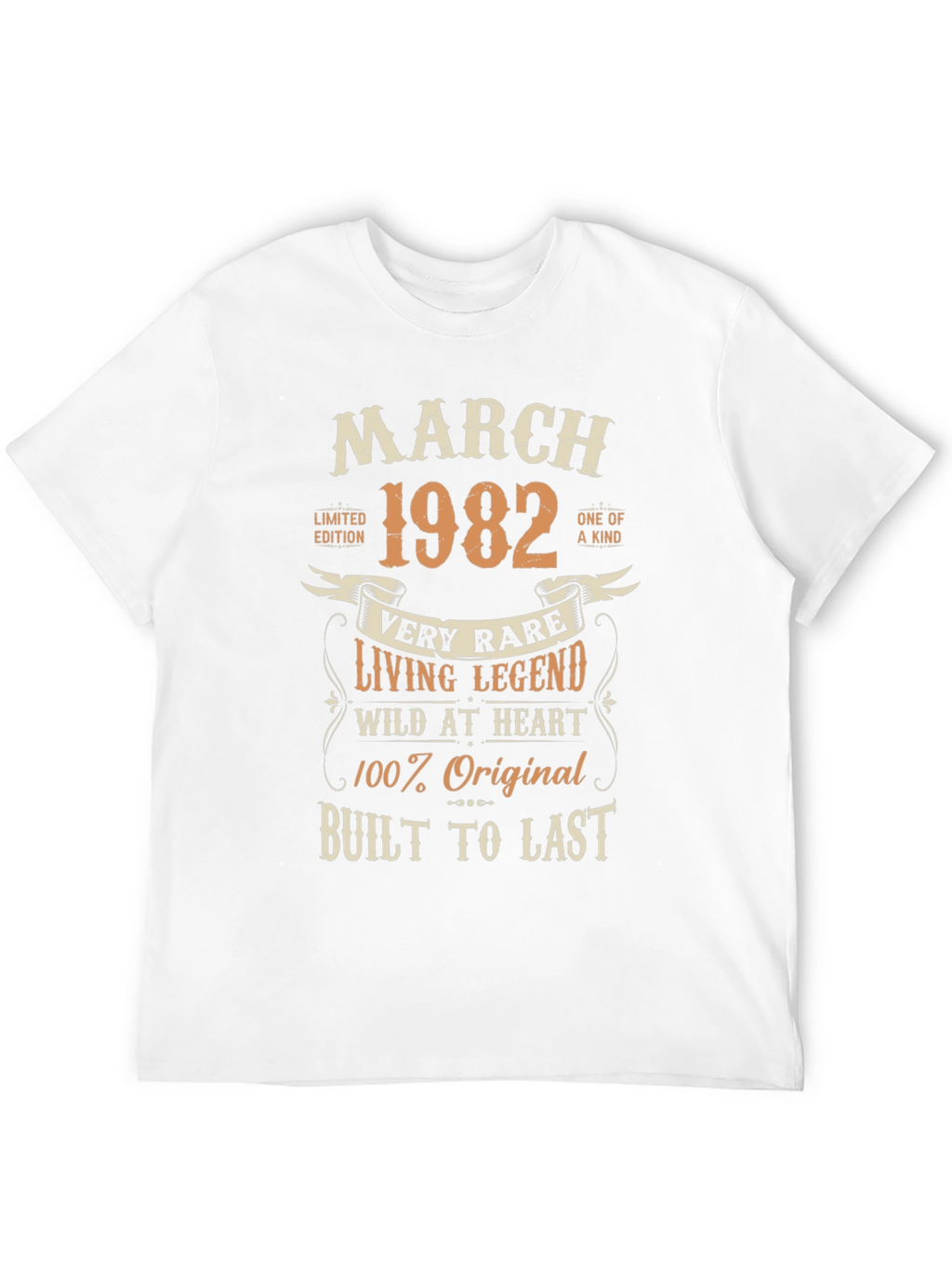 March 1982 Birthday T-Shirt: Limited Edition Legend