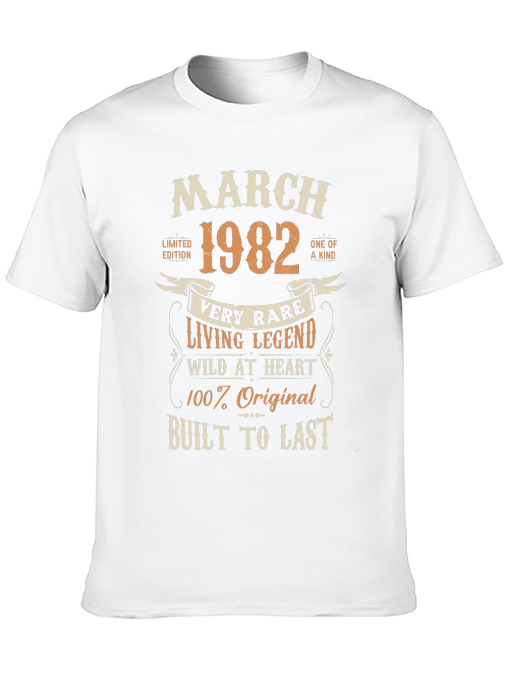 March 1982 Birthday T-Shirt: Limited Edition Legend