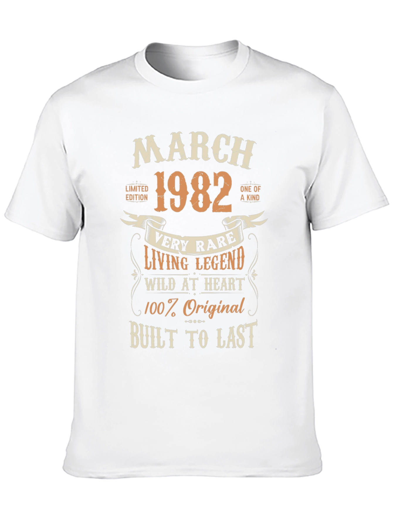 March 1982 Birthday T-Shirt: Limited Edition Legend