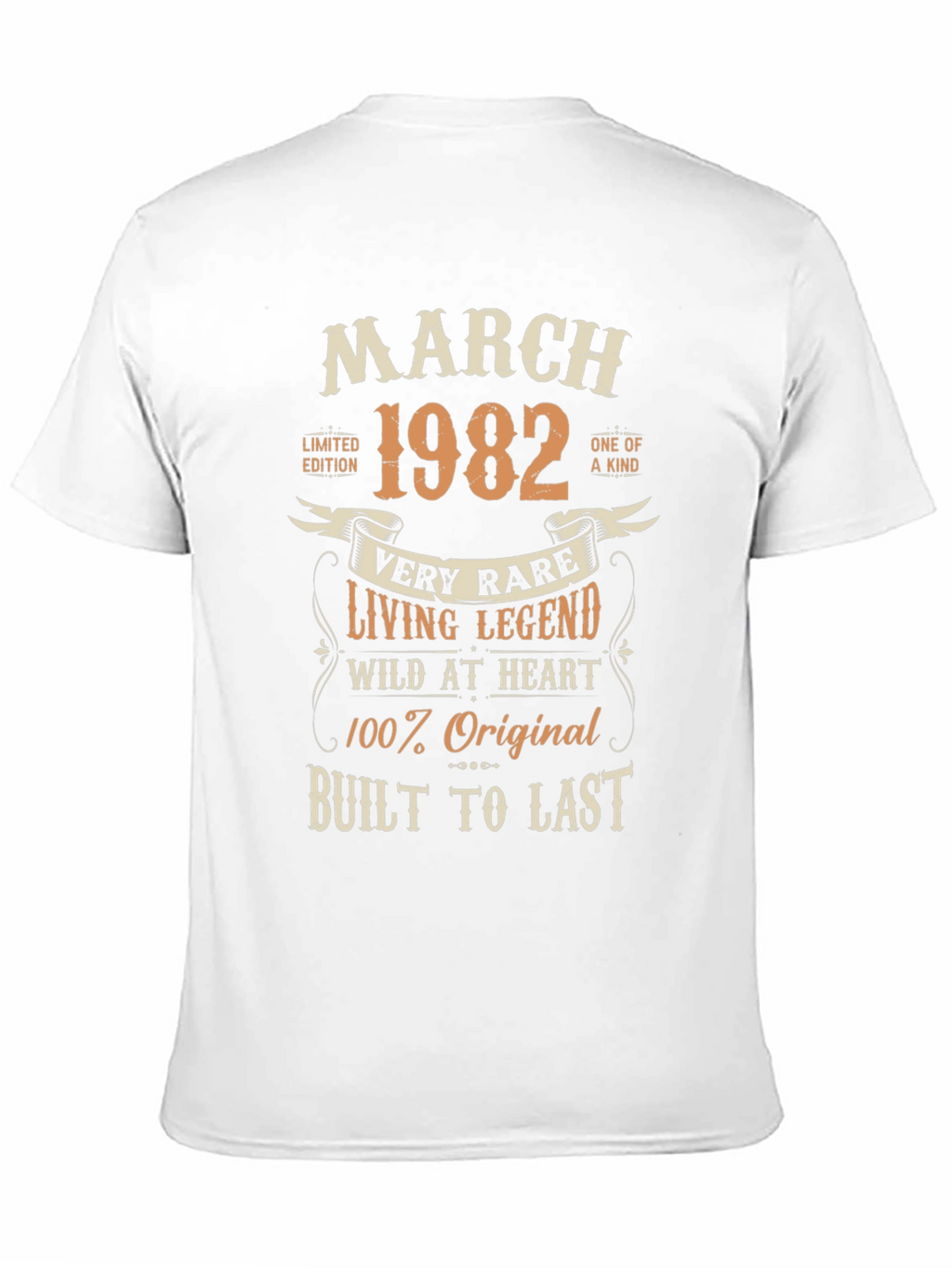 March 1982 Birthday T-Shirt: Limited Edition Legend