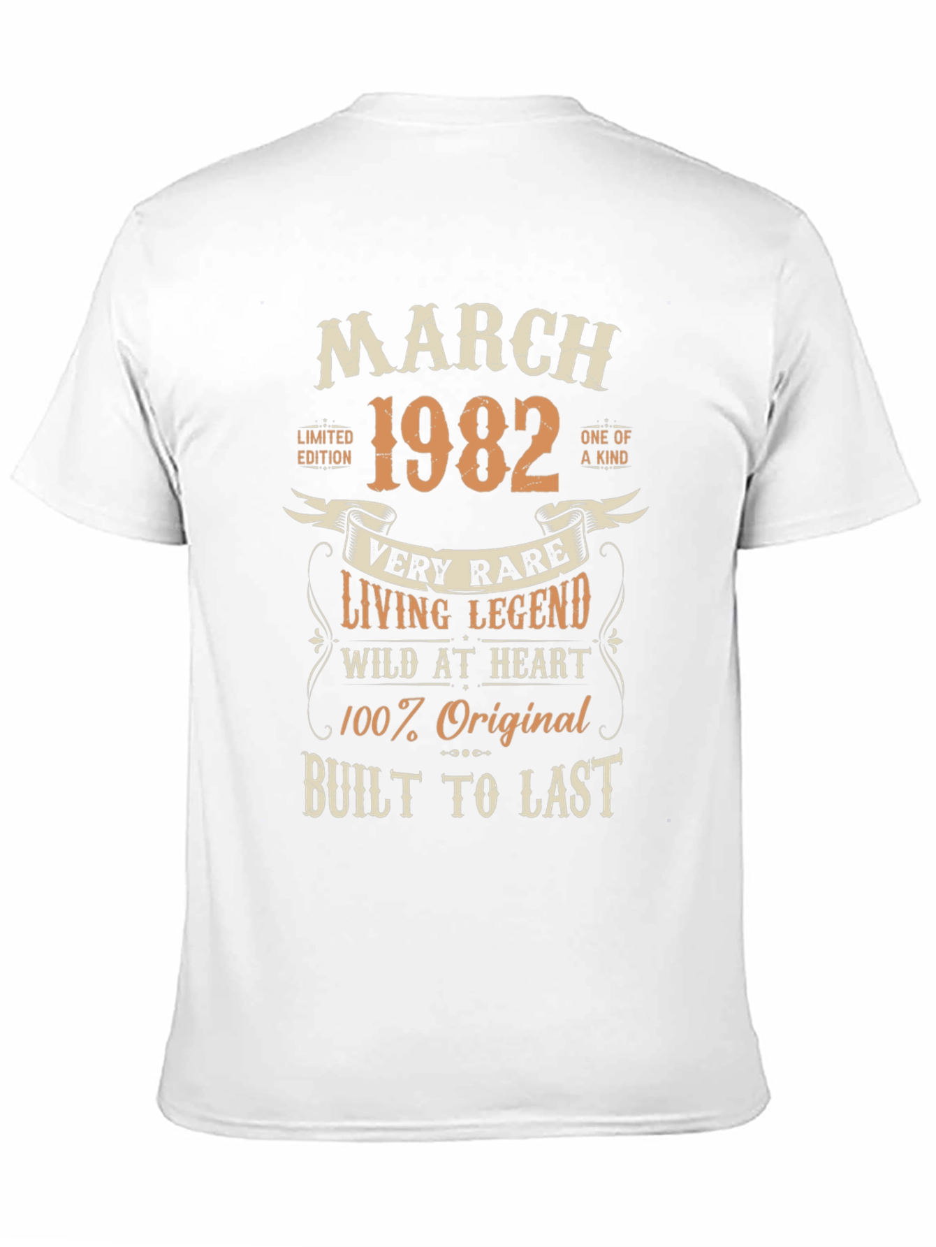 March 1982 Birthday T-Shirt: Limited Edition Legend