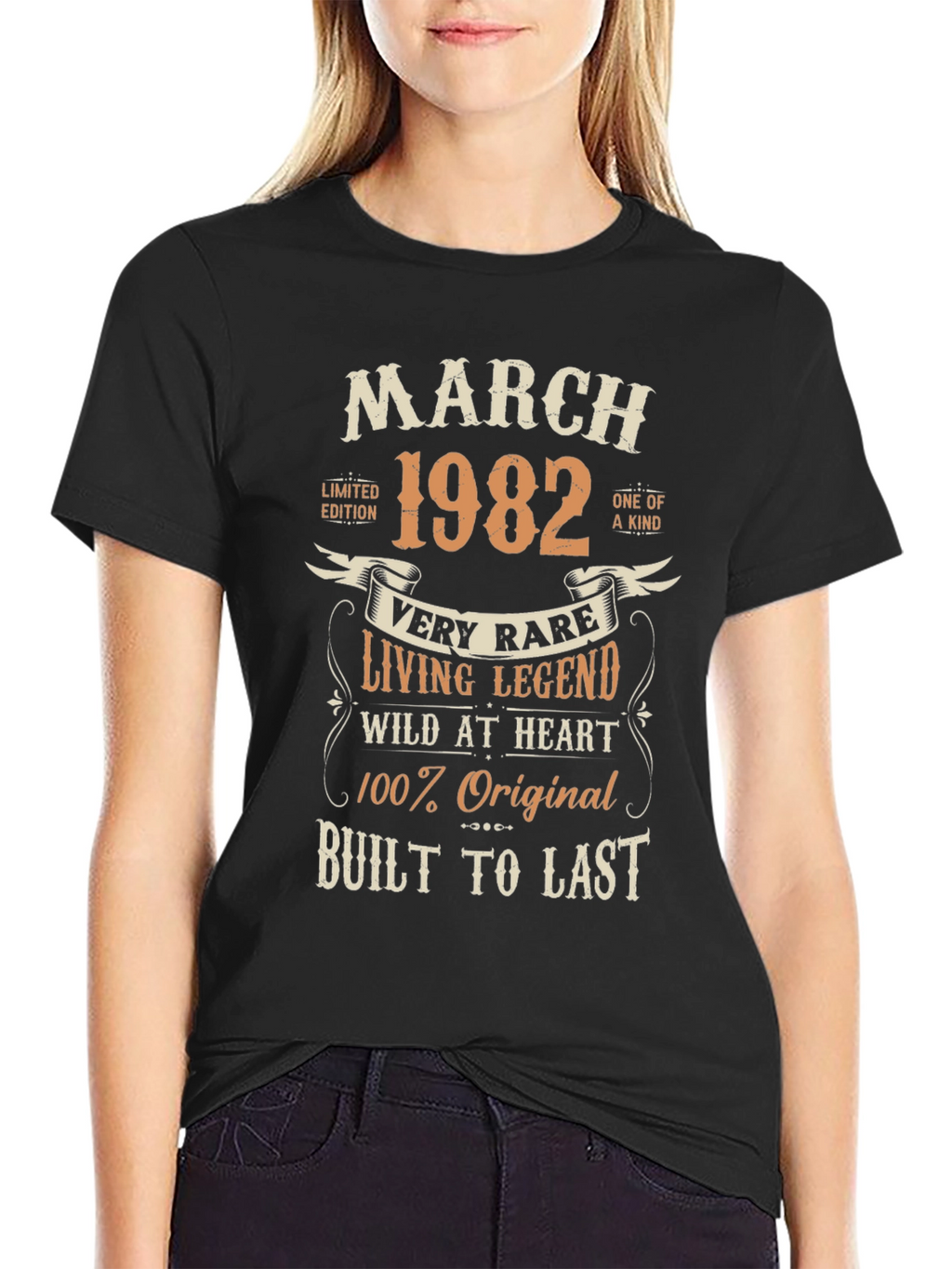 March 1982 Birthday T-Shirt: Limited Edition Legend